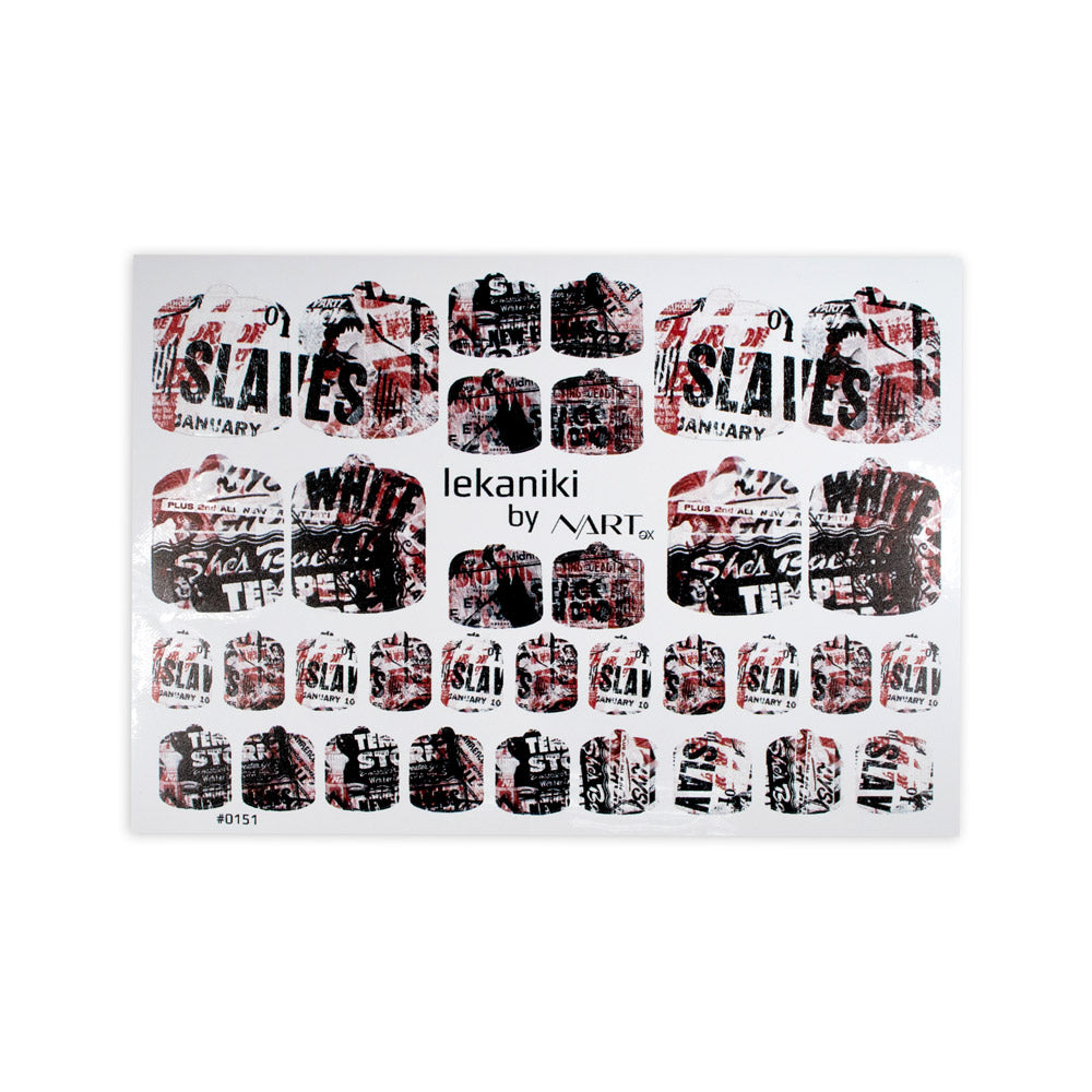 Stickere pedichiura Nolia Wraps - WB0151
