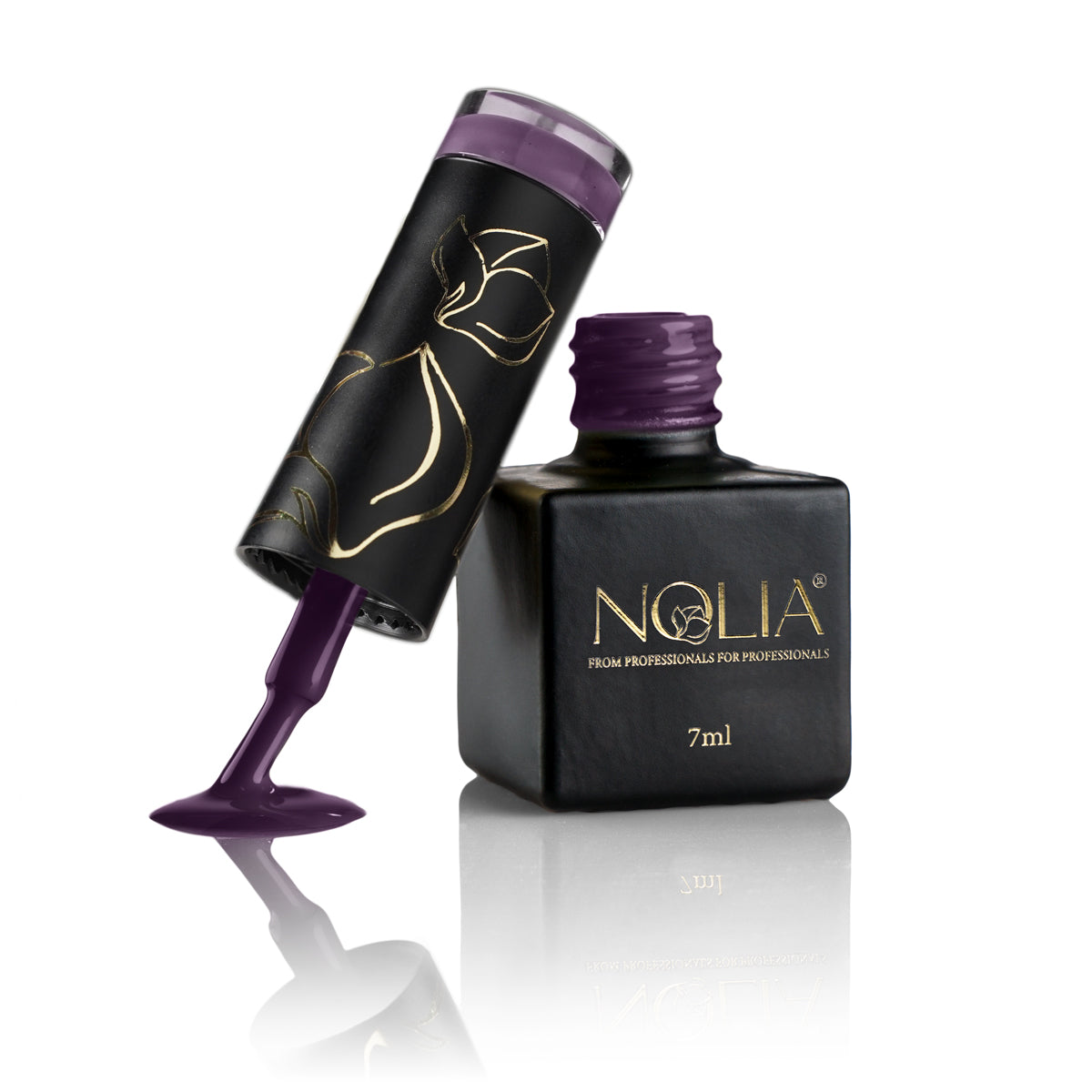 Gellack A161 - BLACK CHERRY - Nail Polishes - noliashop.ro 1