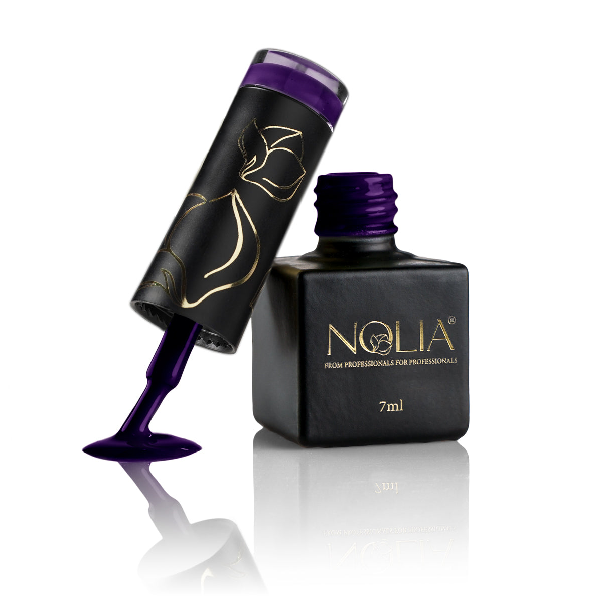 Gellack A163 - BLUEBERRY - Nail Polishes - noliashop.ro 1