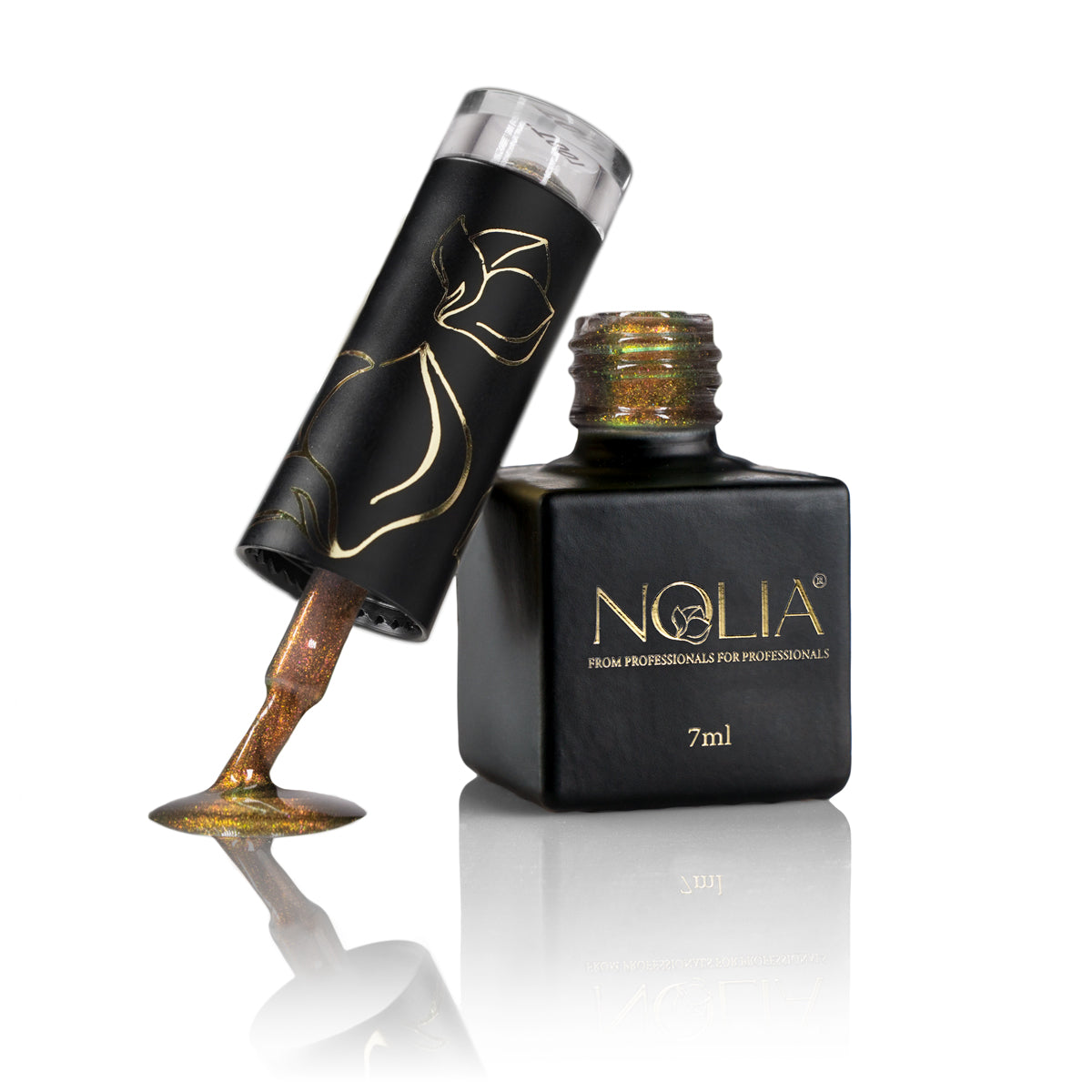Gellack CT7 - CAT-EYE BRONZE - Nail Polishes - noliashop.ro 1