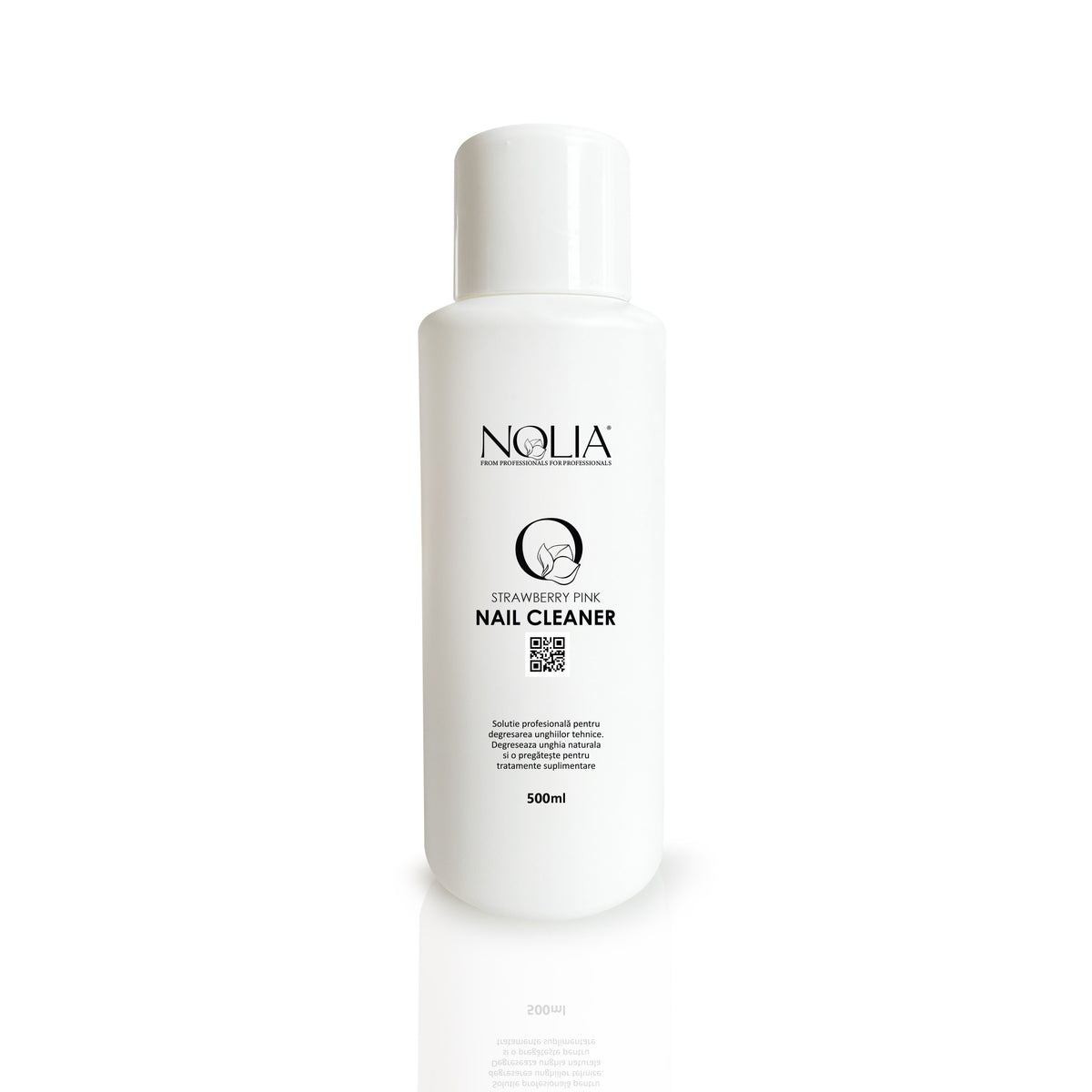 Cleaner degresant unghii Nolia - Strawberry Pink, 500ml