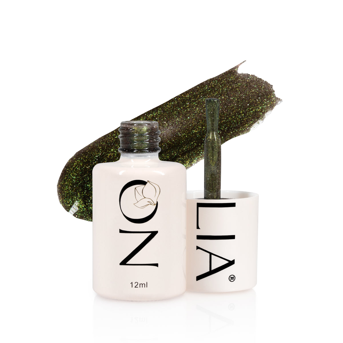 Flash Cat Eye Nolia FC011 - Imaginary Moss, top coat cat eye, 12ml