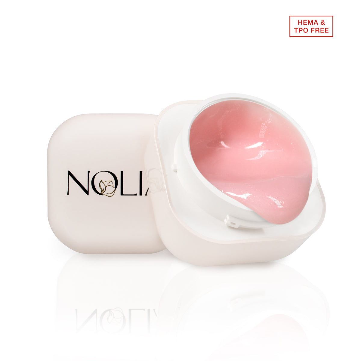 Gel de constructie Nolia GlitterGlow - Admiration Nude, 15/50ml
