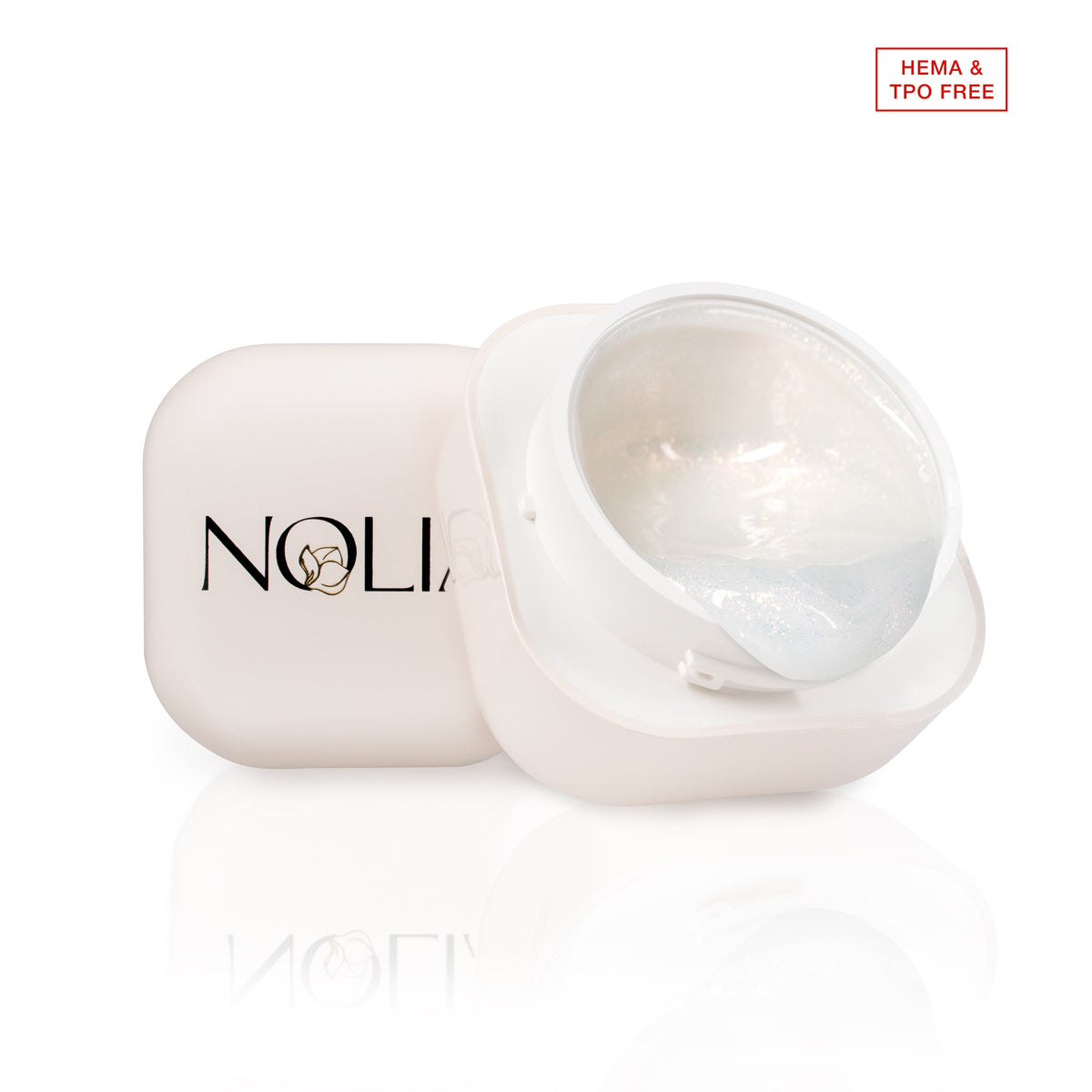 Gel de constructie Nolia GlitterGlow - Heavenly White, 15/30ml