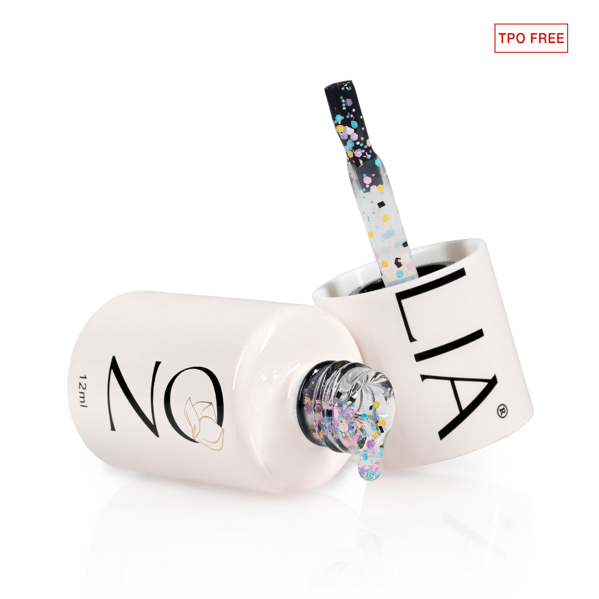 Lolly Top Nolia - top coat semipermanent, 12ml