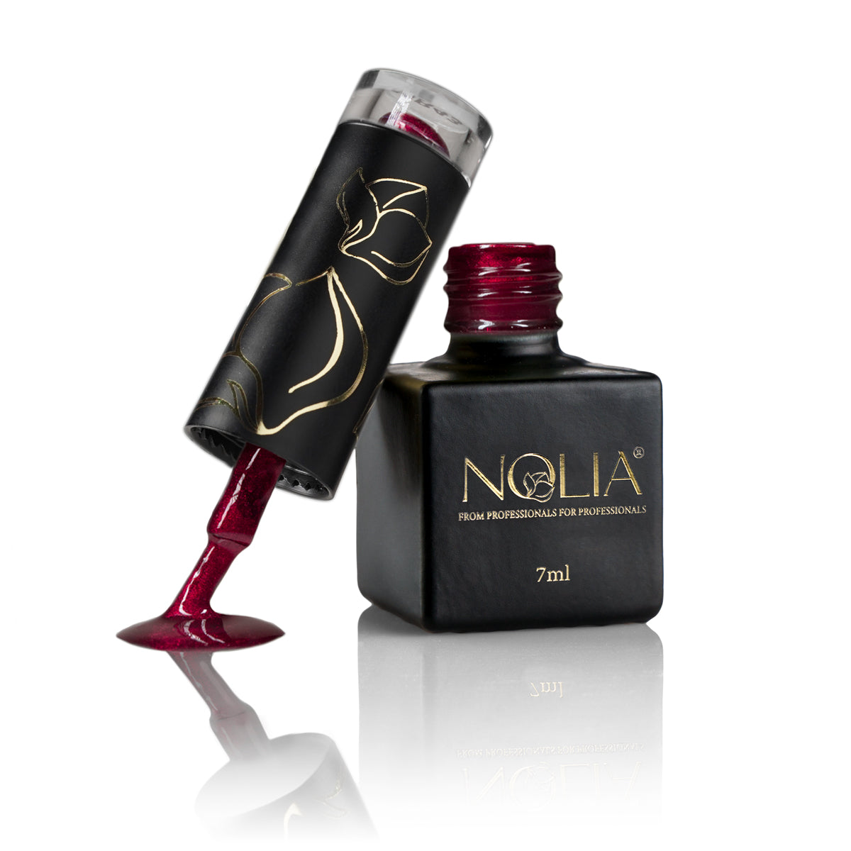 Gellack MR43 - CAT-EYE CHERRY - Nail Polishes - noliashop.ro 2