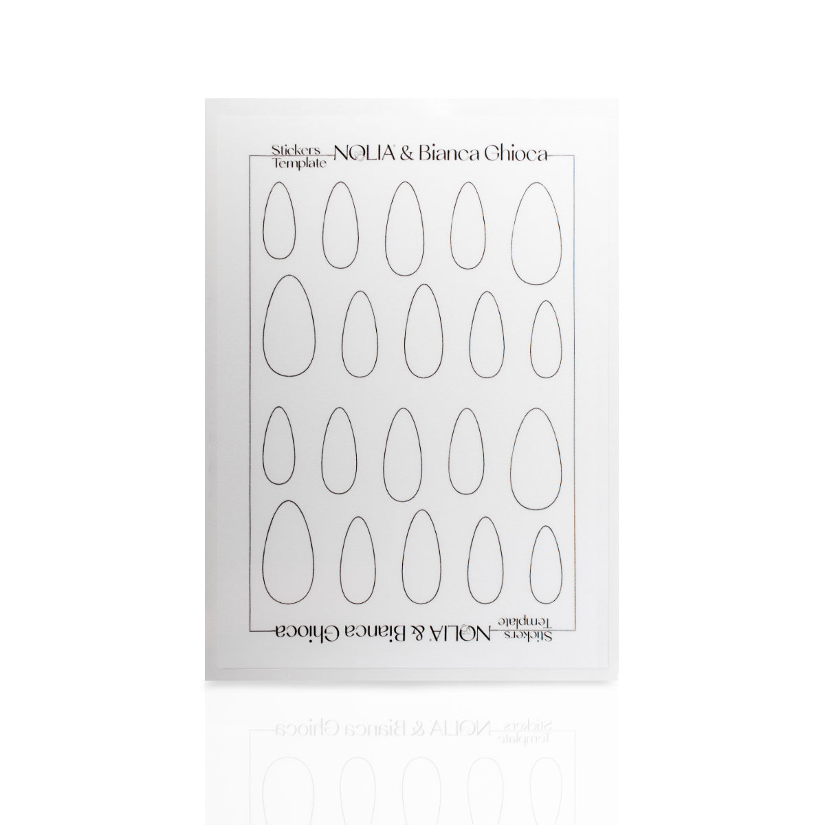 Sablon pictura stickere nail art Nolia - Freestyle