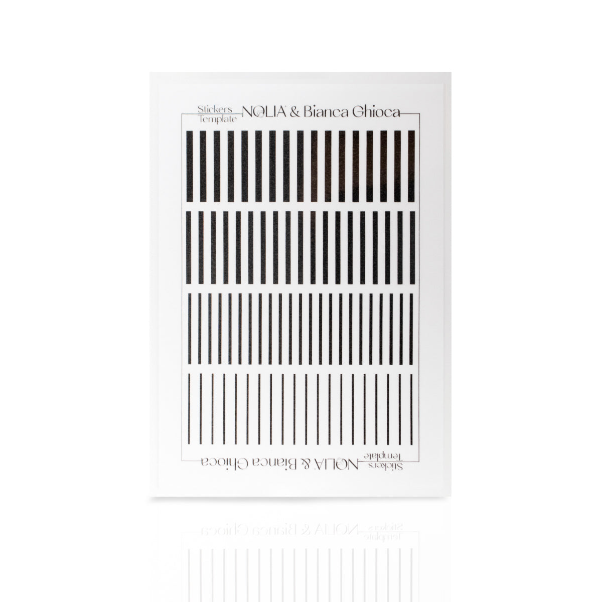 Sablon pictura stickere nail art Nolia - Decorative Lines