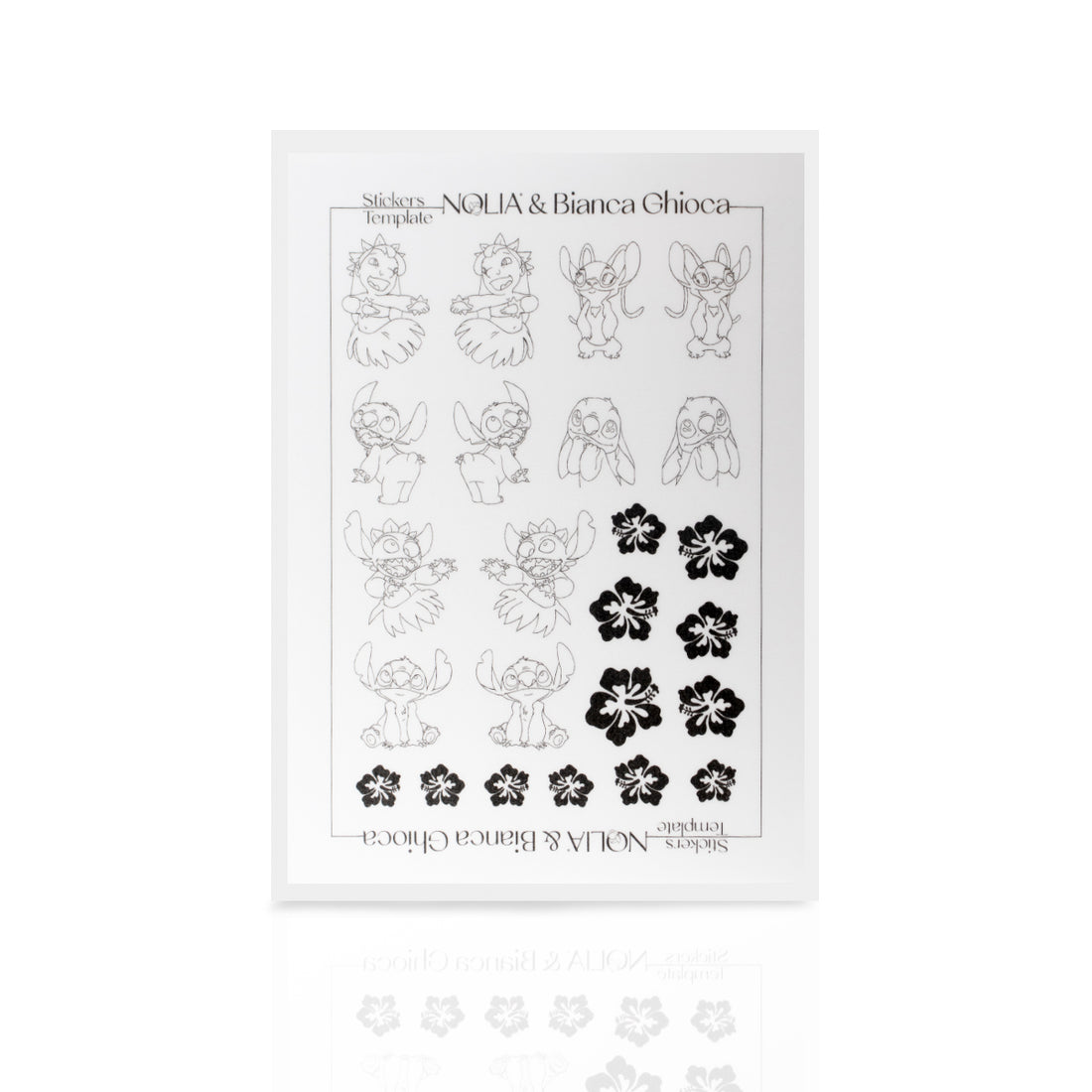 Sticker Templates - Lilo & Stitch