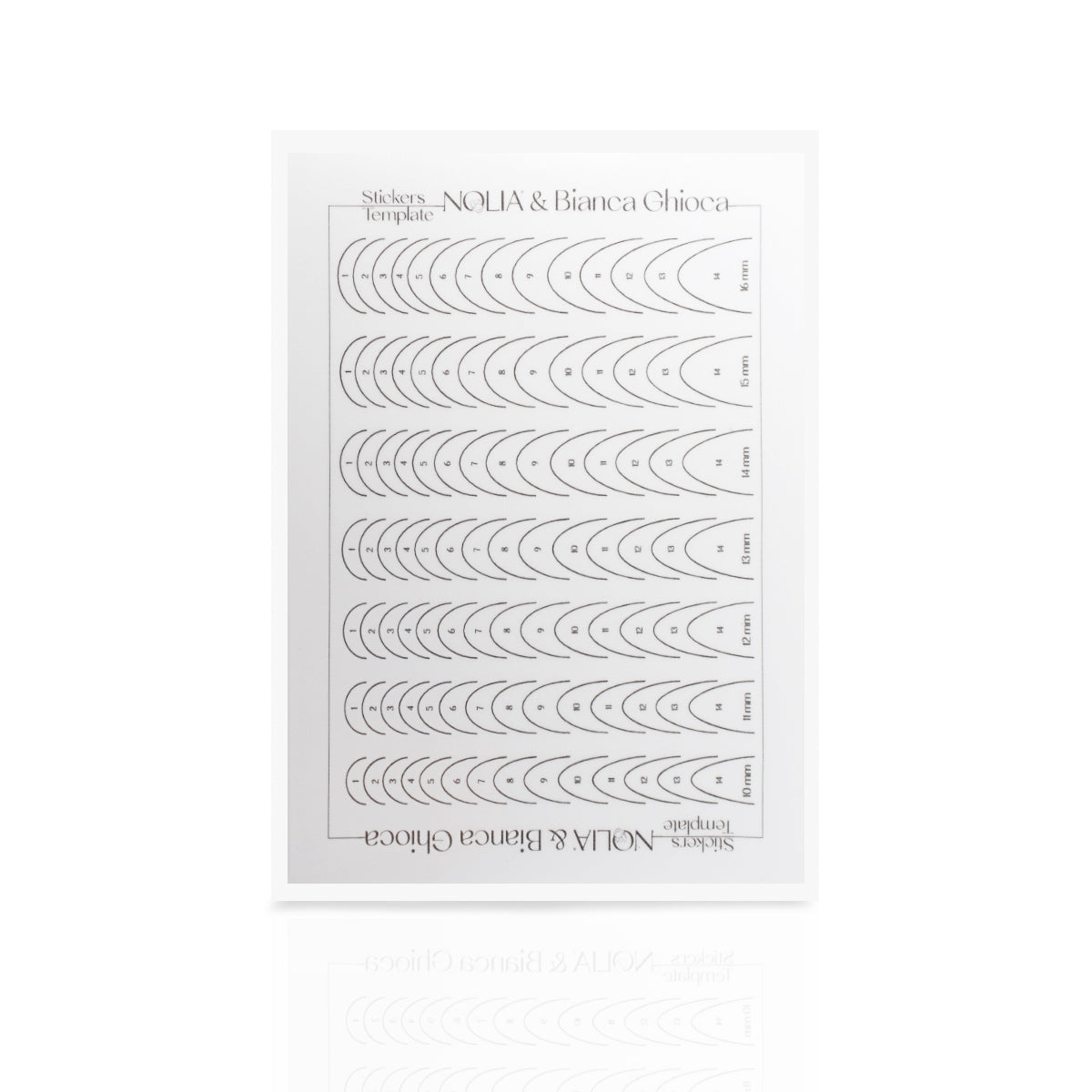 Sablon pictura stickere nail art Nolia - French