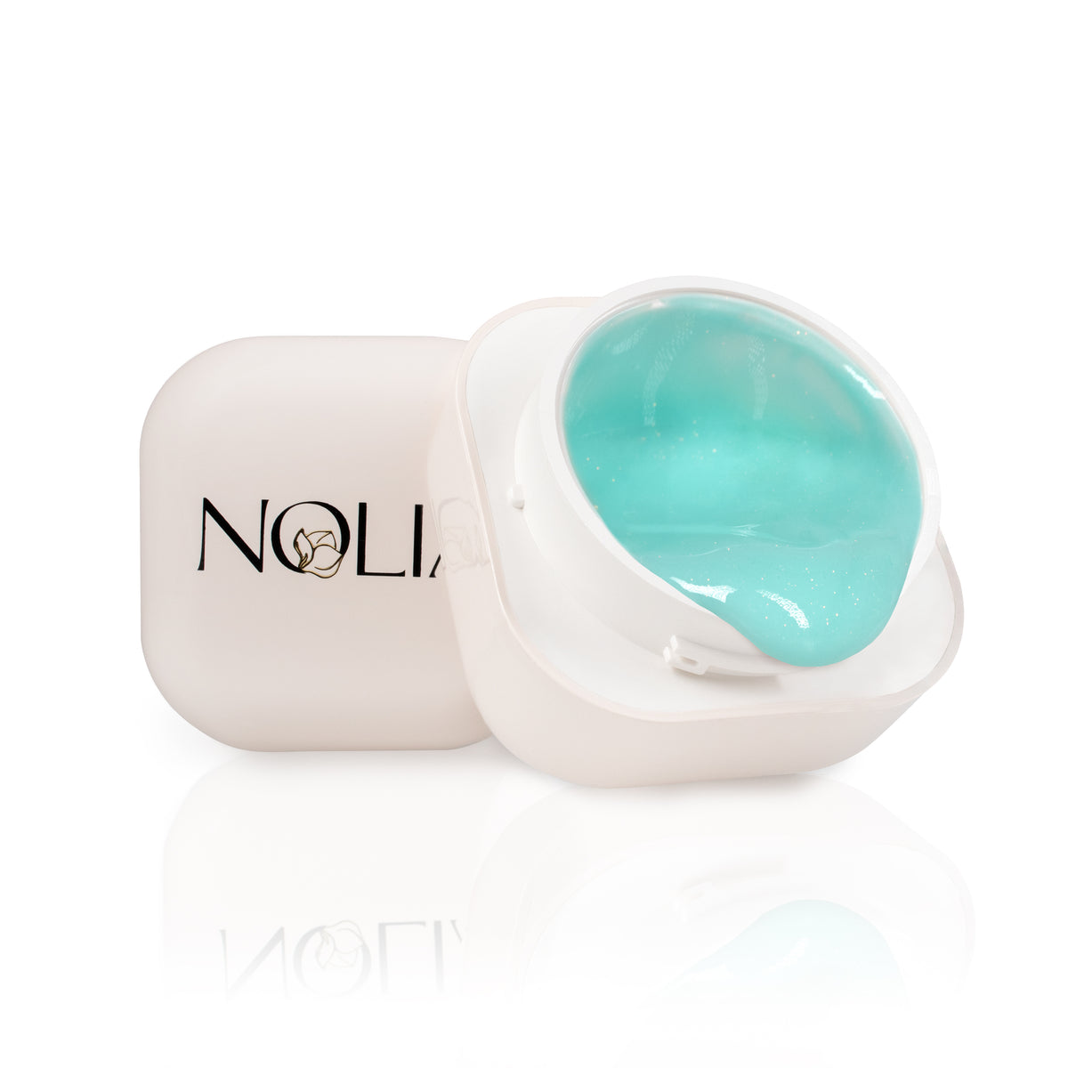 Gel de constructie Nolia Neon Sparkling NS048 - Light Teal, 15ml