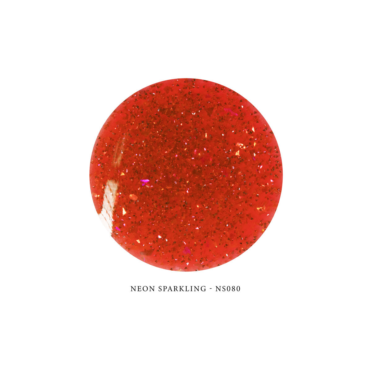 Neon Sparkling Builder Gel NS080 - CARMINE 15ml