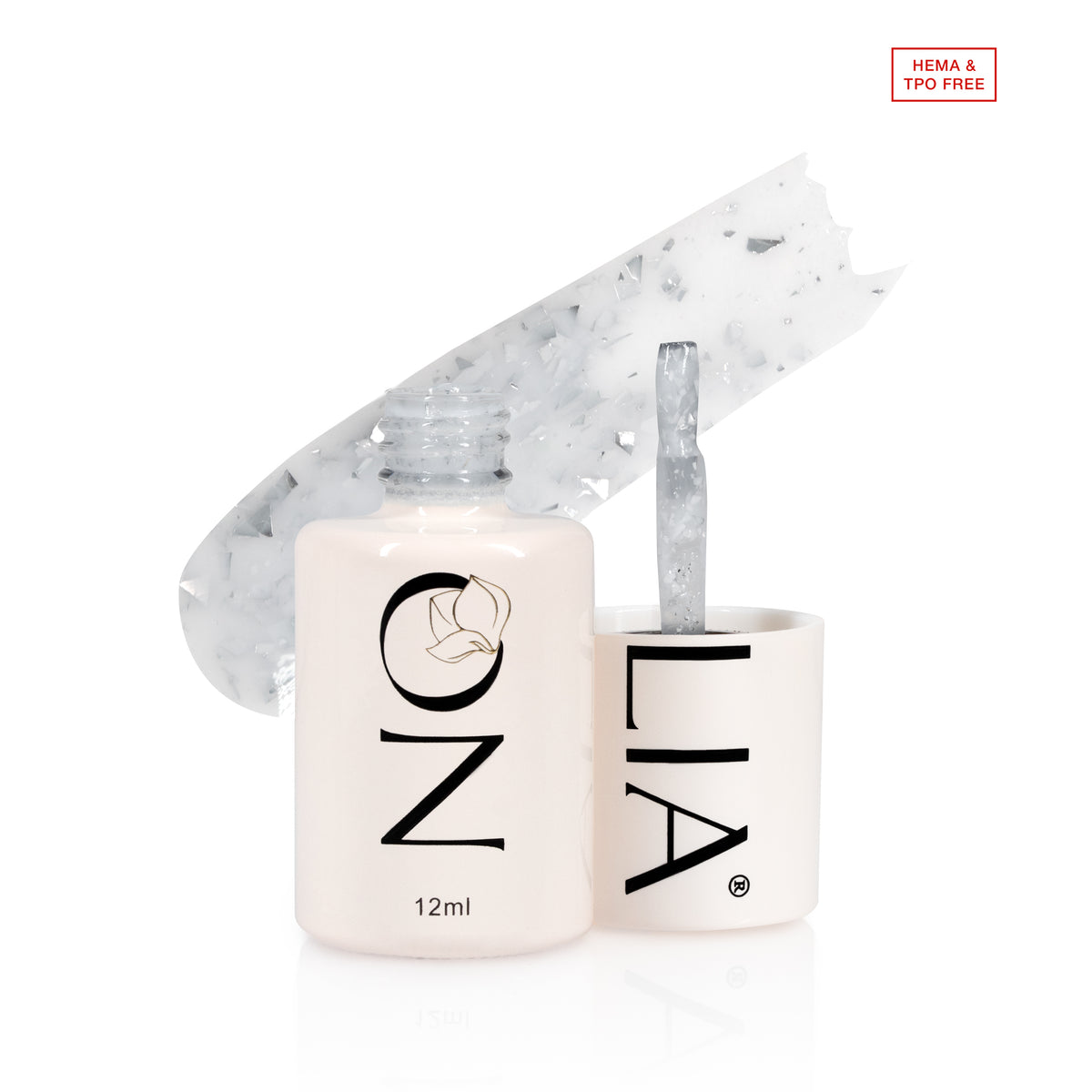 Polygel lichid Nolia ProLiquid PL113 - Crystal Grey, 12ml