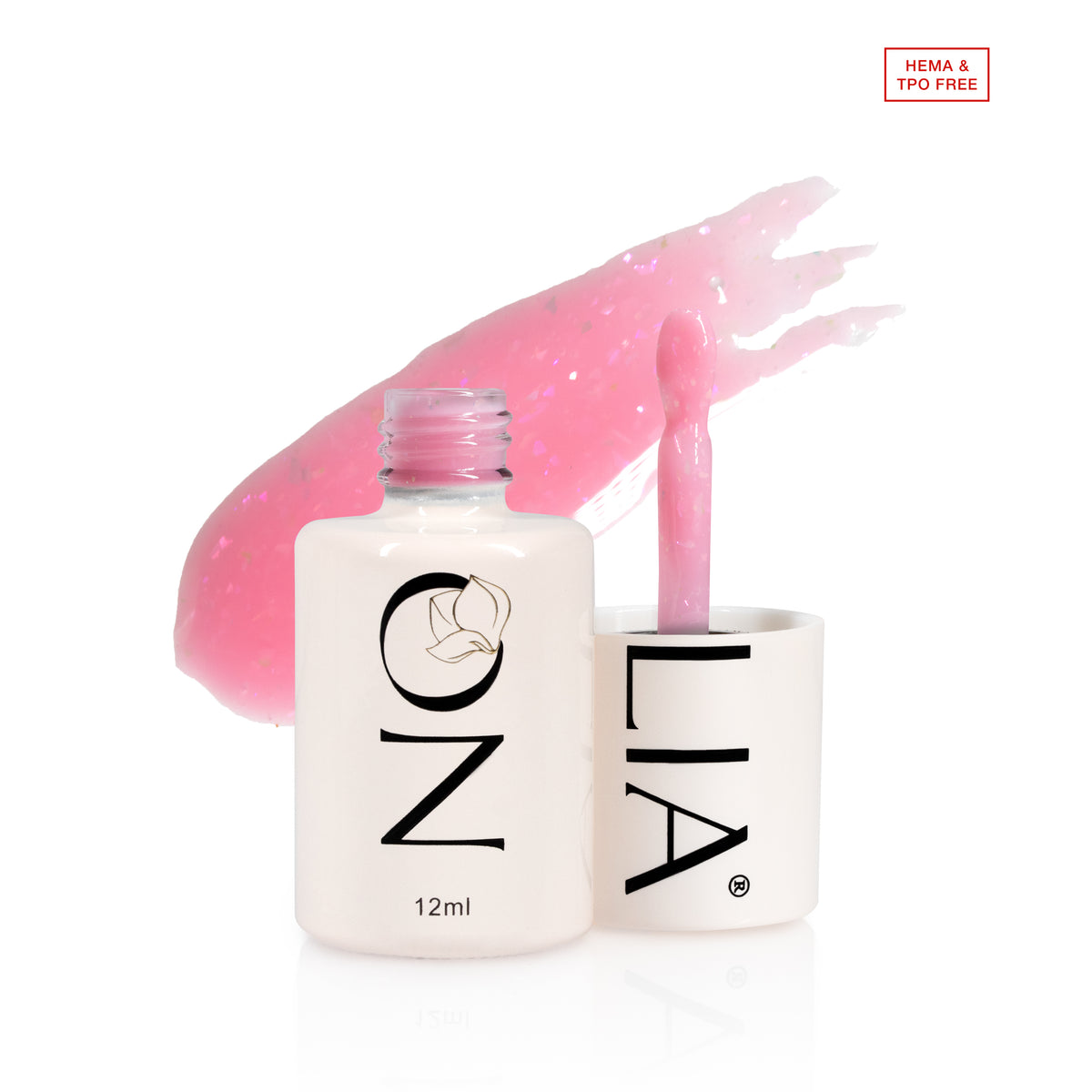 Polygel lichid Nolia ProLiquid PL132 - Party Pink, 12ml
