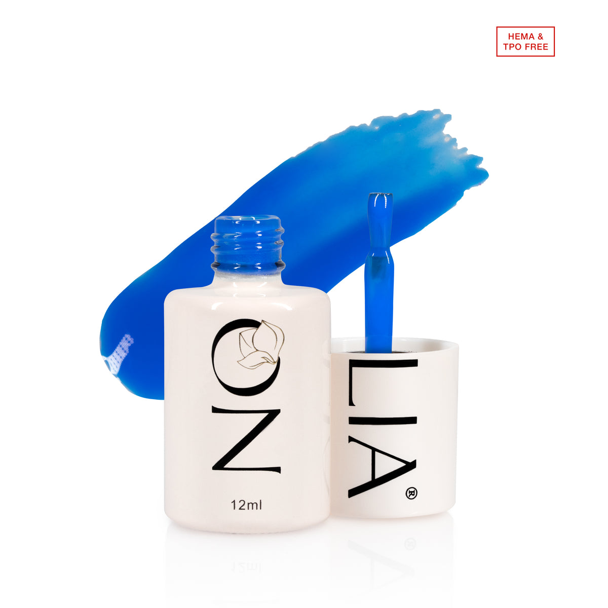 Polygel lichid Nolia ProLiquid PL175 - Neon Blue, 12ml
