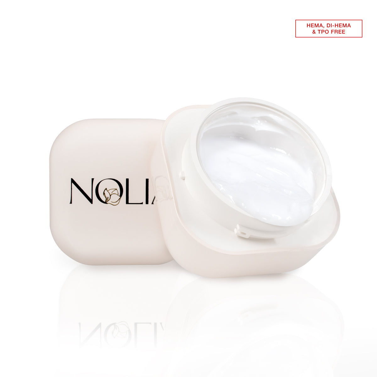 Gel de constructie Nolia ProHard Mousse - Cream White, 30ml