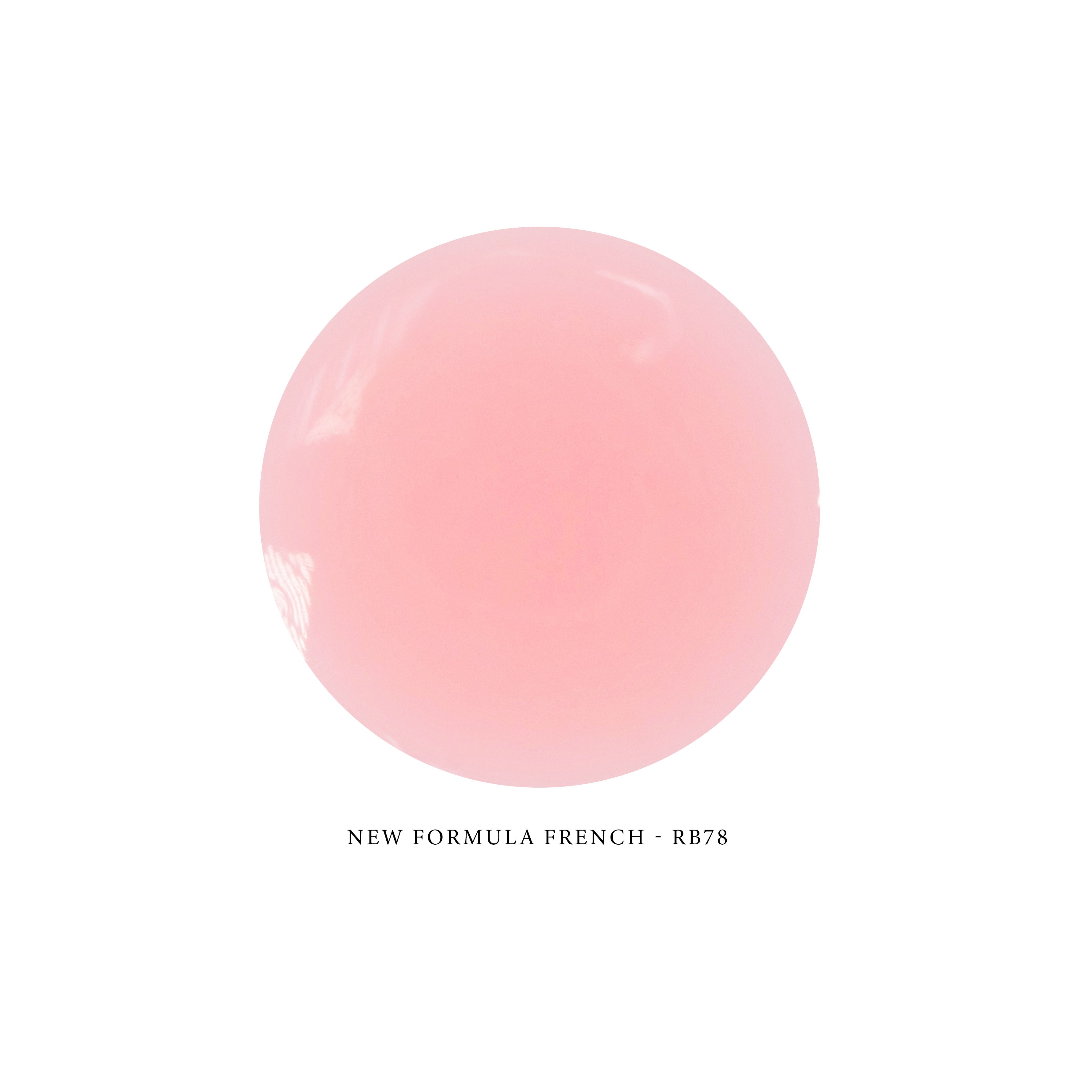 NEW FORMULA French Rubber Base RB78 - PEACHY PINK