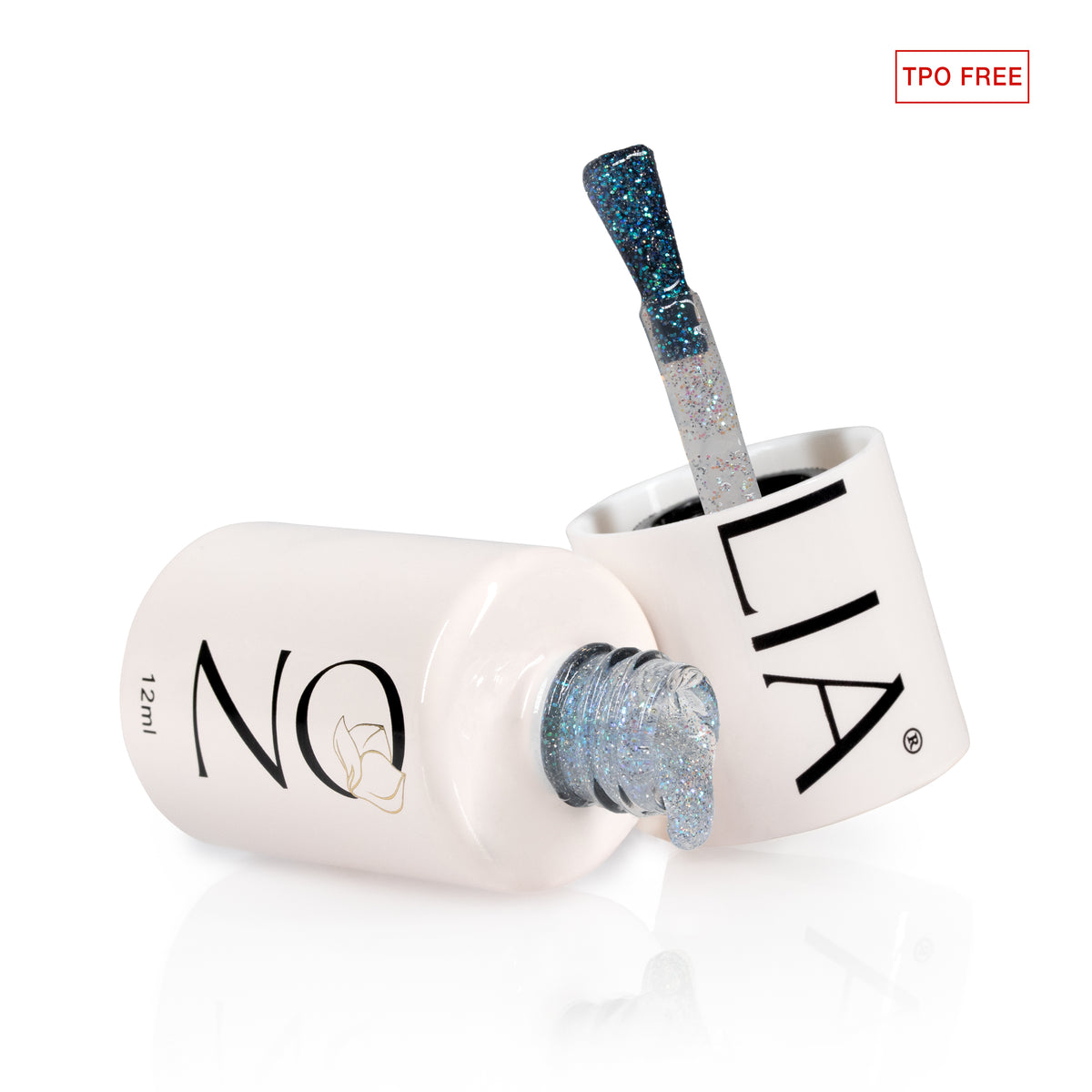Reflective Top Nolia - Morning Mist, top coat semipermanent, 12ml