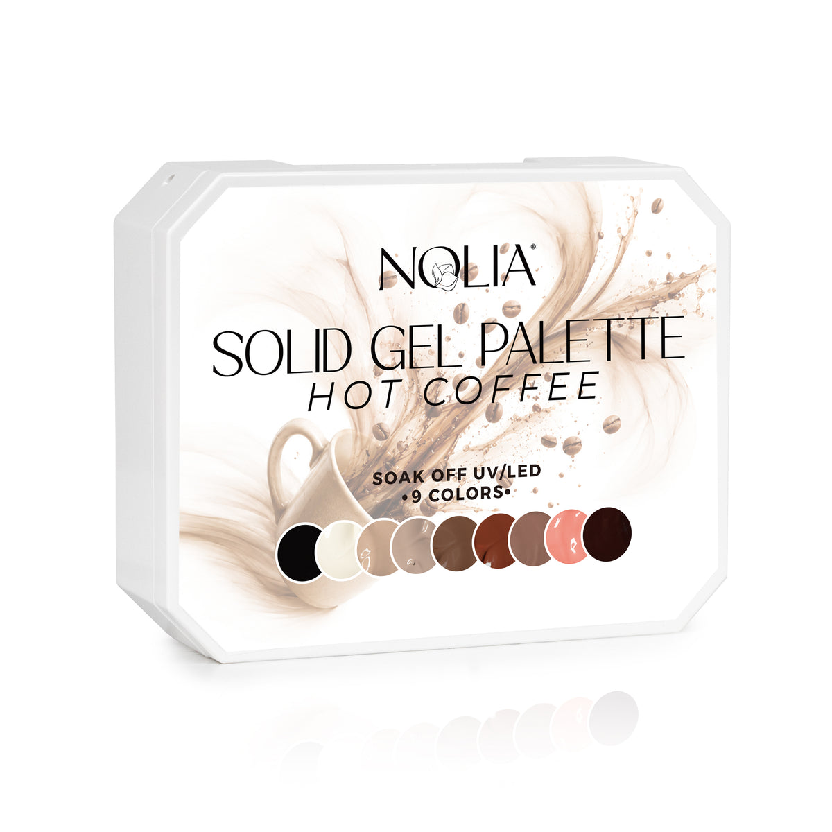 Paleta geluri colorate Nolia Solid Gel - Hot Coffee