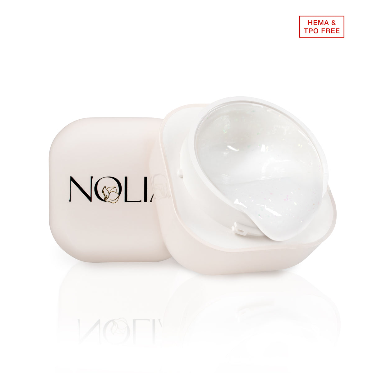 Gel de constructie Nolia SparkleSculpt - Elegance White, 15/50ml