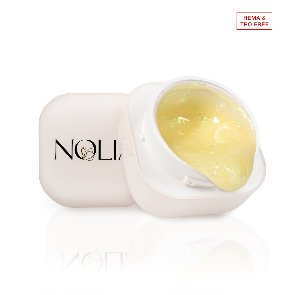 Gel de constructie Nolia SparkleSculpt - Yellow Daffodil, 15ml