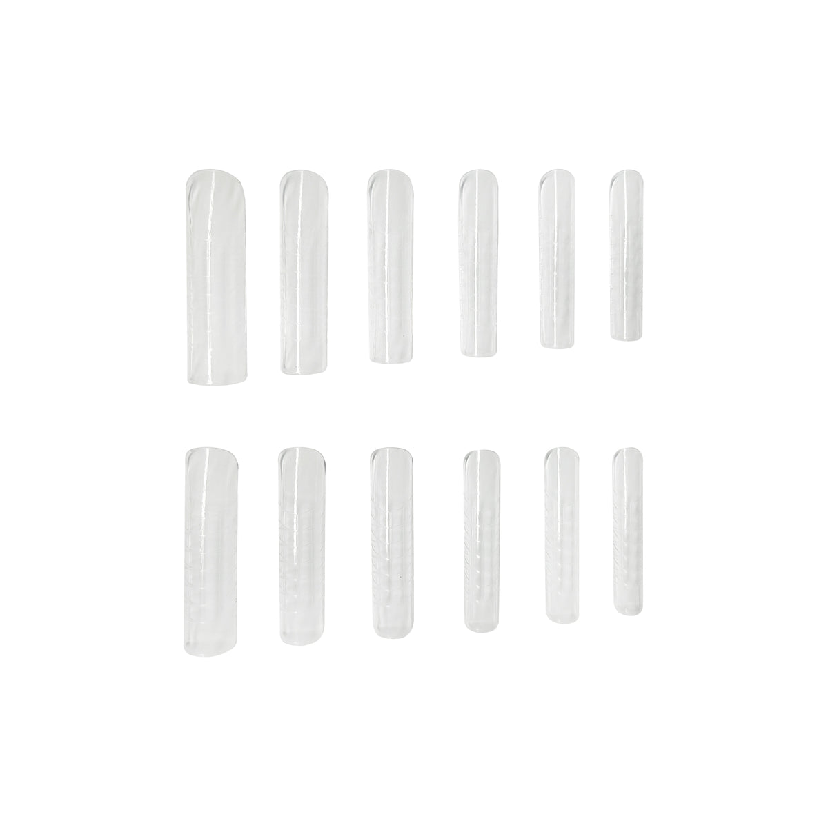 Tipsuri reutilizabile Nolia Smart Forms - Square, 120 buc