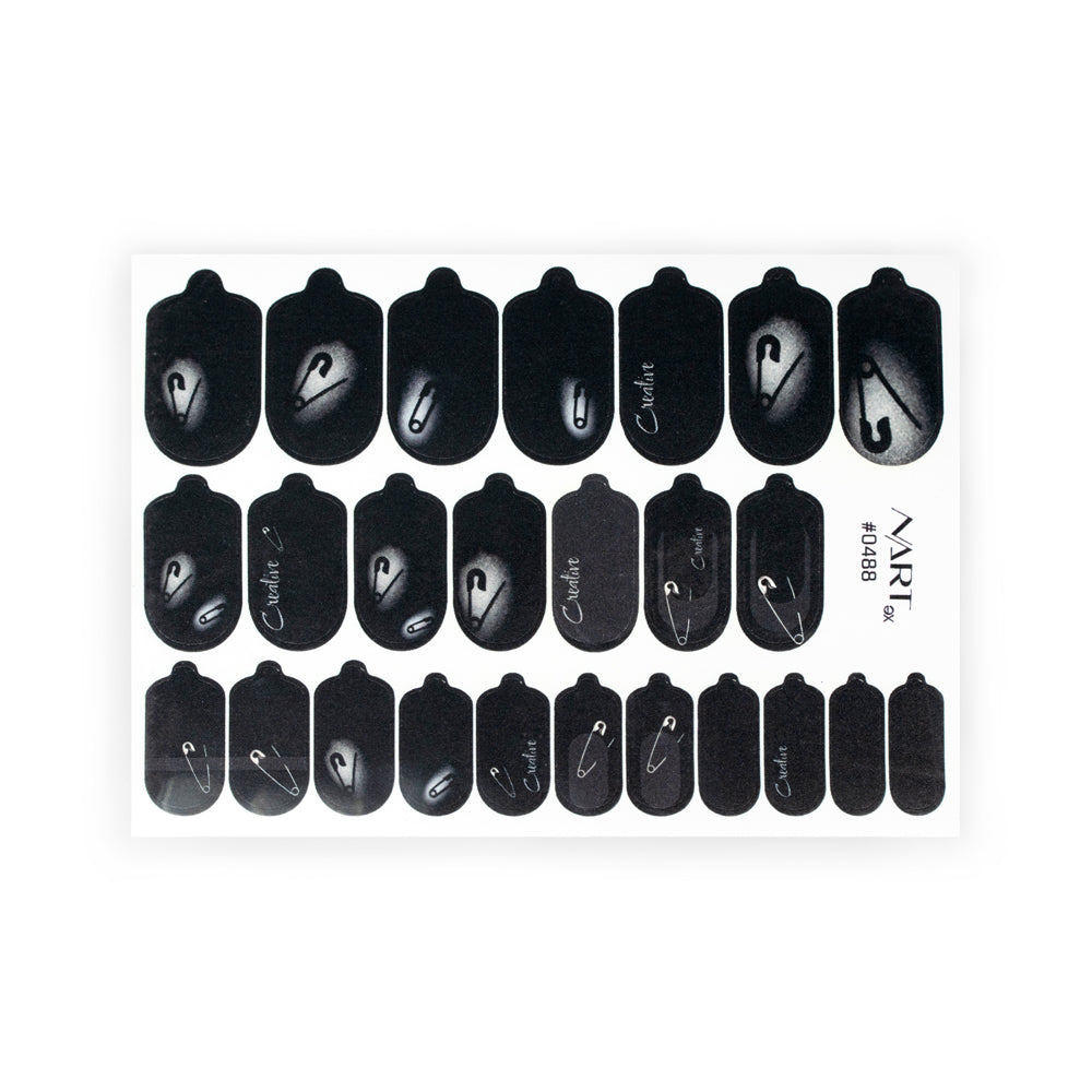 Stickere unghii Nolia Wraps BAZAN - WB0488