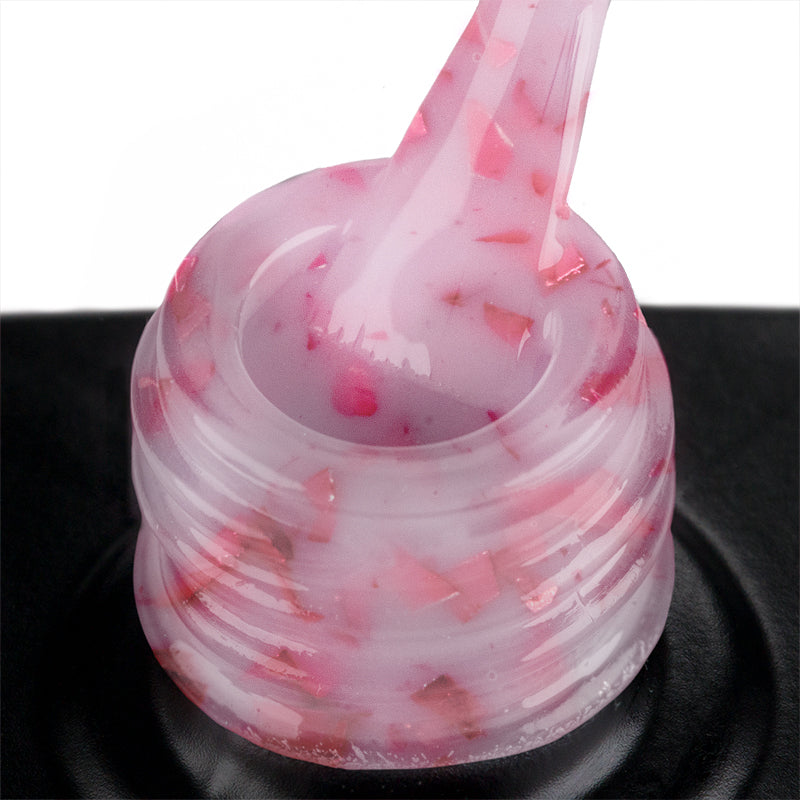 Confetti Rubber Base CRB117- PINK ROSE- Nail Polishes - noliashop.ro 2