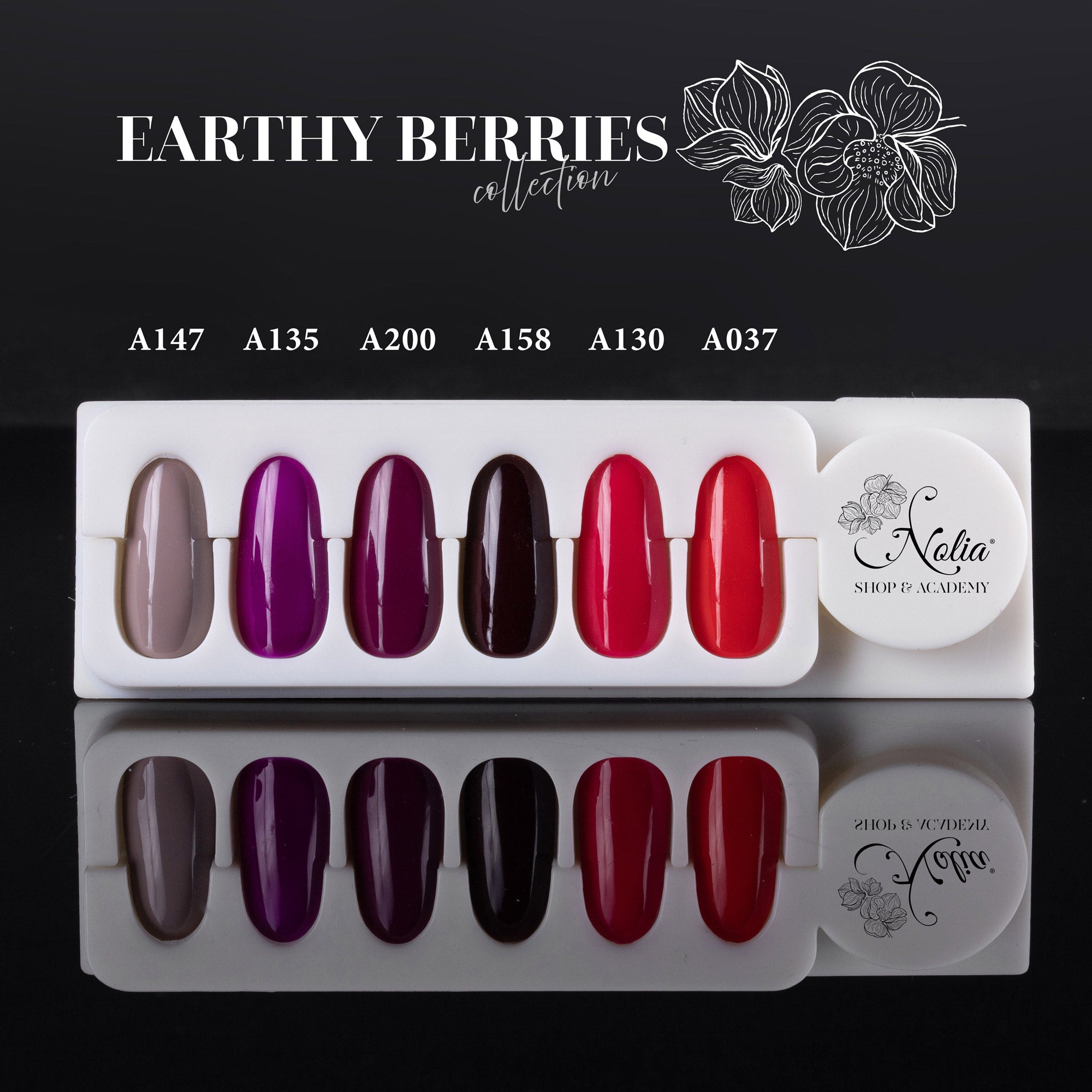 Gellack A037 - STRAWBERRY RED - Nail Polishes - noliashop.ro 4