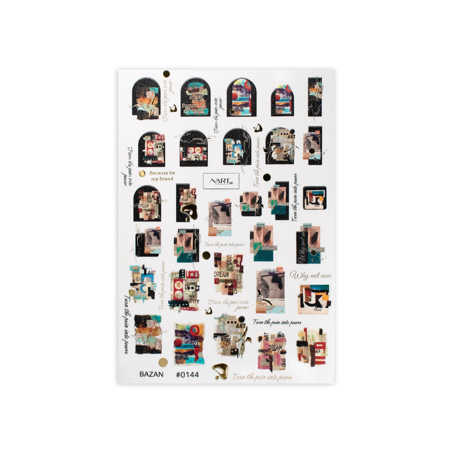 Sticker Nailart - STB0144