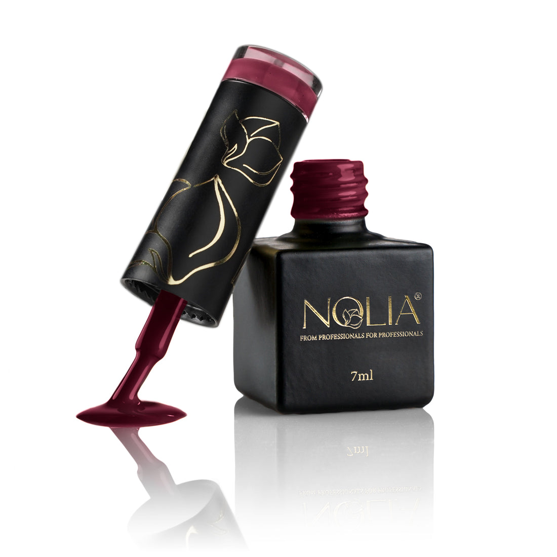 Gellack A026 - MARSALA MADNESS - Nail Polishes - noliashop.ro 1