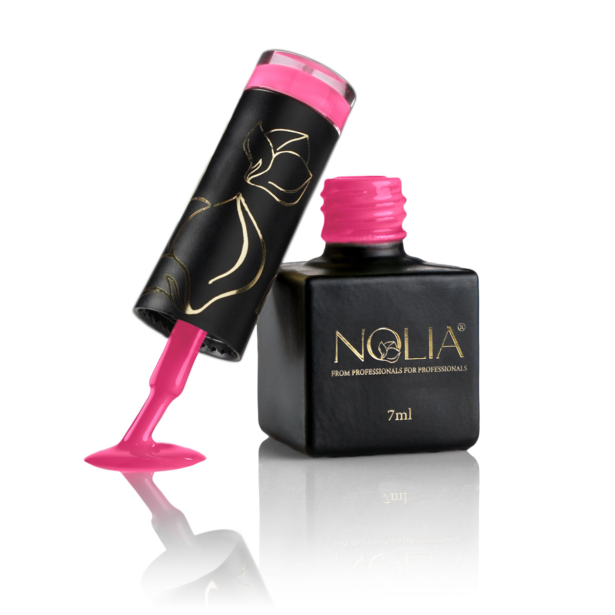 Gellack A123 - SHOCK PINK - Nail Polishes - noliashop.ro 1