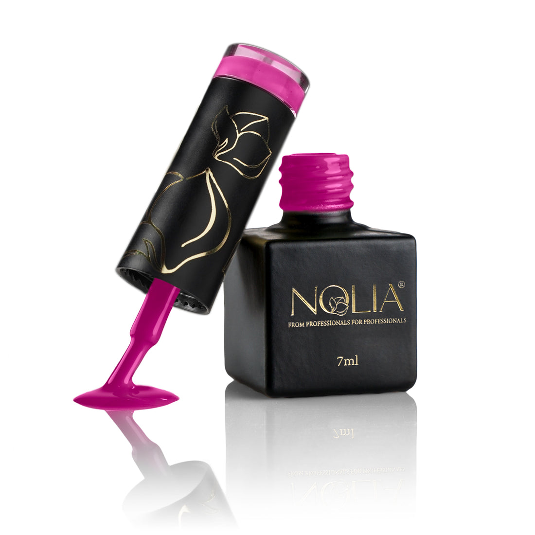 Gellack A127 - HOT PINK - Nail Polishes - noliashop.ro 1