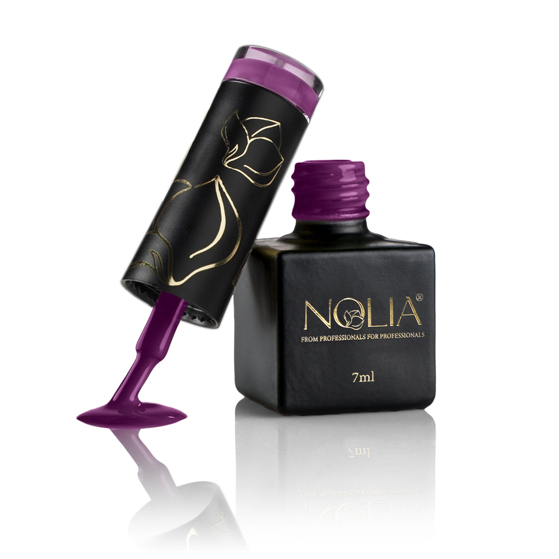 Gellack A203 - RICH PURPLE - Nail Polishes - noliashop.ro 1