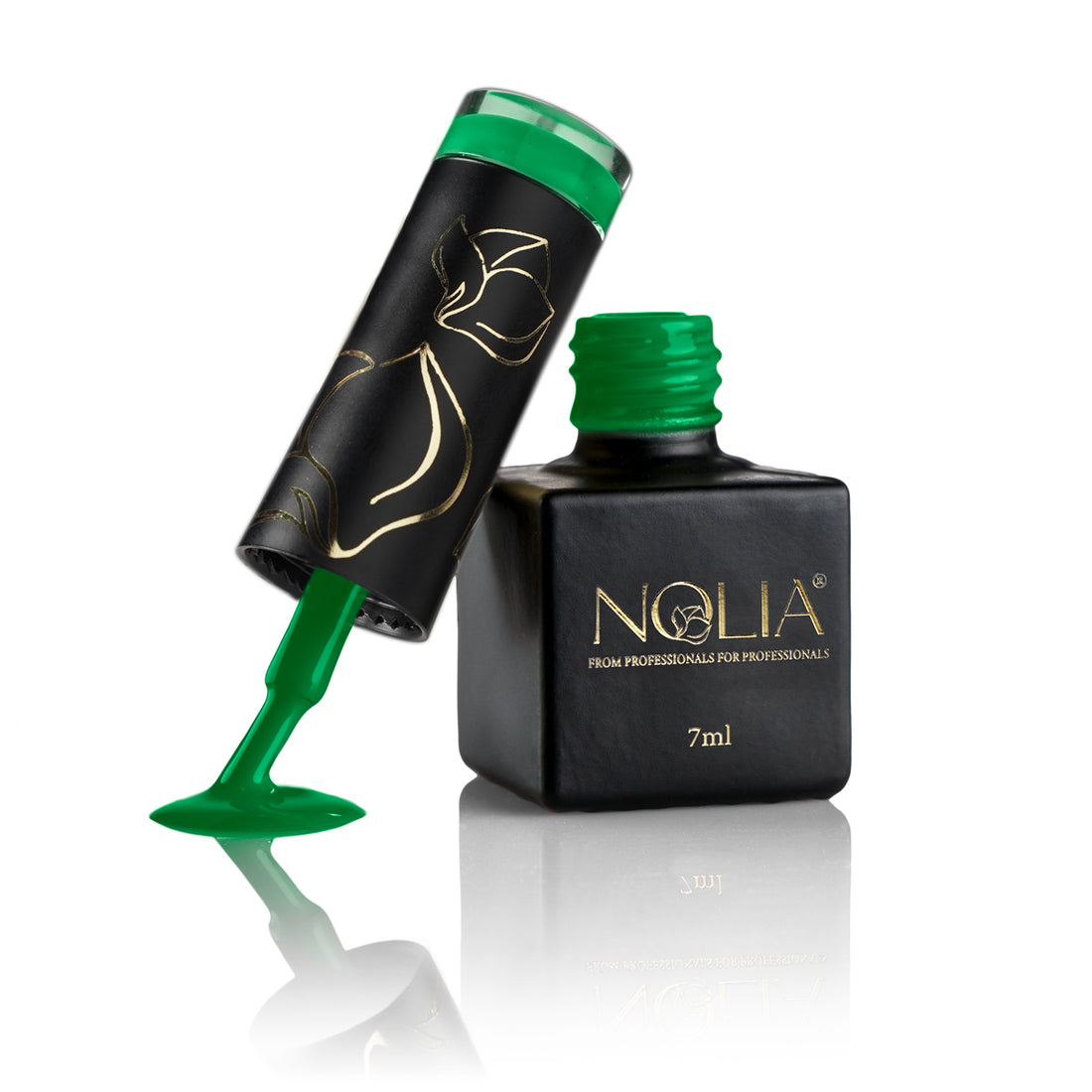 Gellack A344 - LAWN GREEN - Nail Polishes - noliashop.ro 1