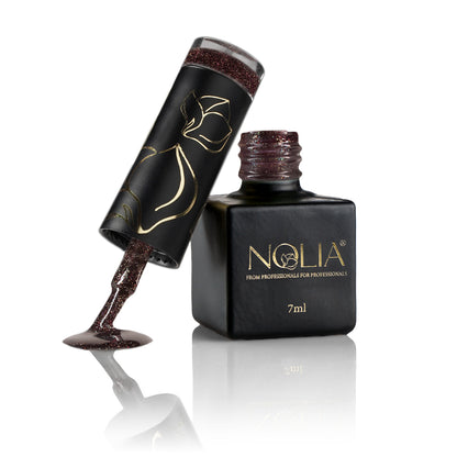 Gellack B143 - BROWN SILK - Nail Polishes - noliashop.ro 2