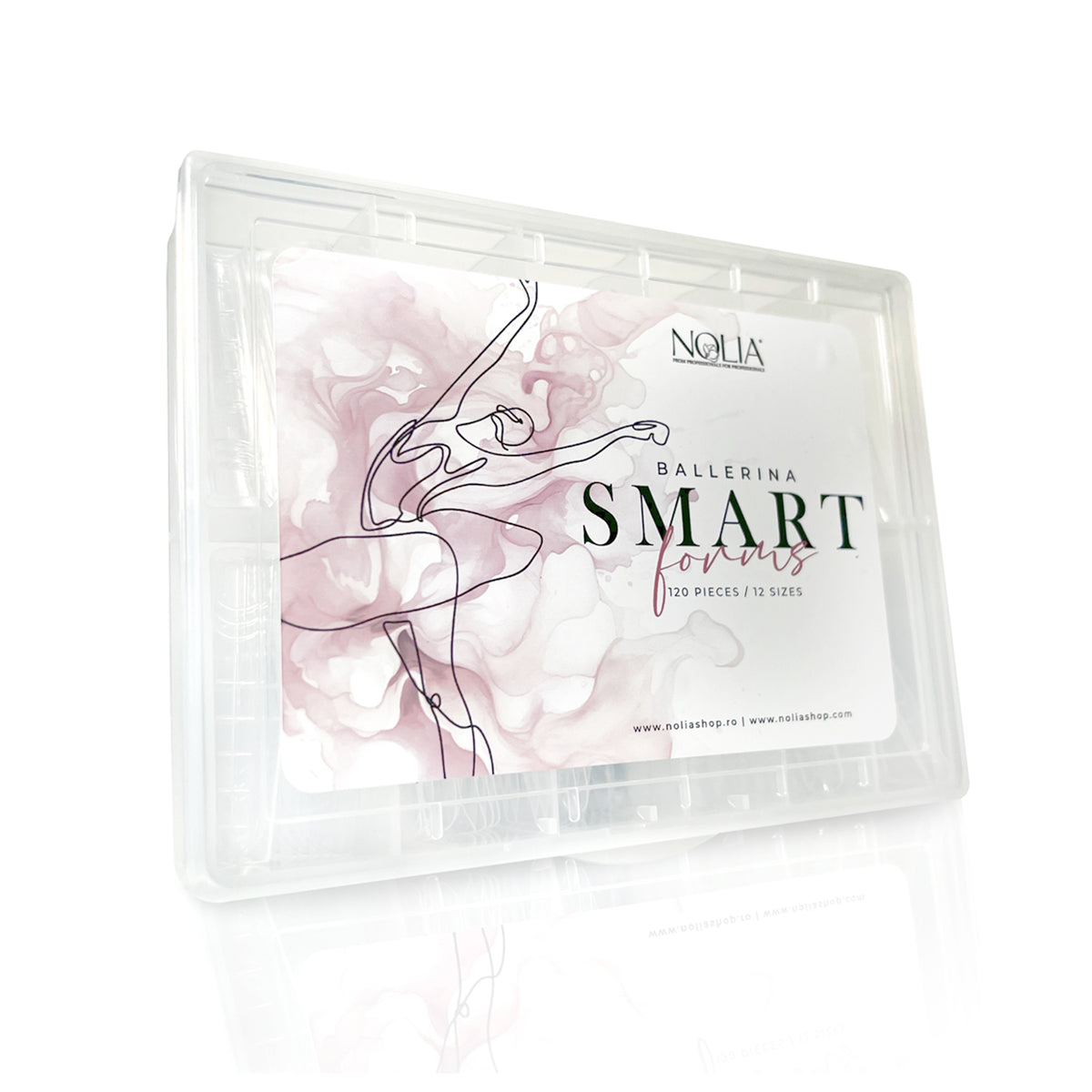 Tipsuri reutilizabile Nolia Smart Forms - Ballerina, 120 buc