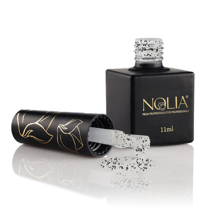 Black Flakes Matte - Nails - noliashop.ro 1