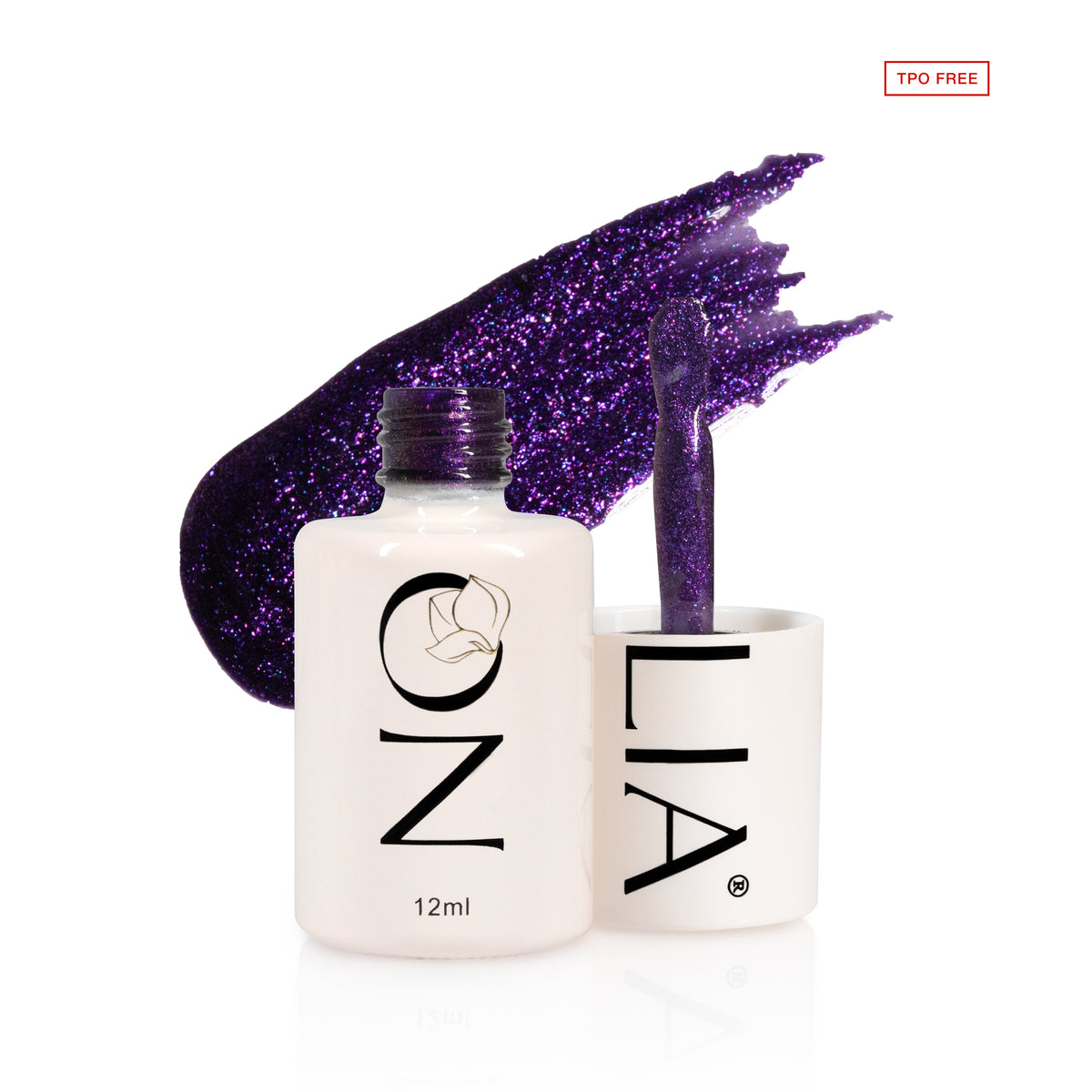 Oja semipermanenta Nolia C135 - Crystal Plum, 12ml
