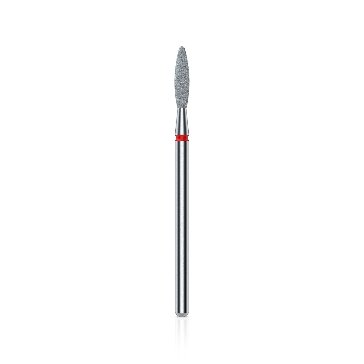 Bit freza unghii Staleks Diamond - „flacara" Rosu 2.3mm