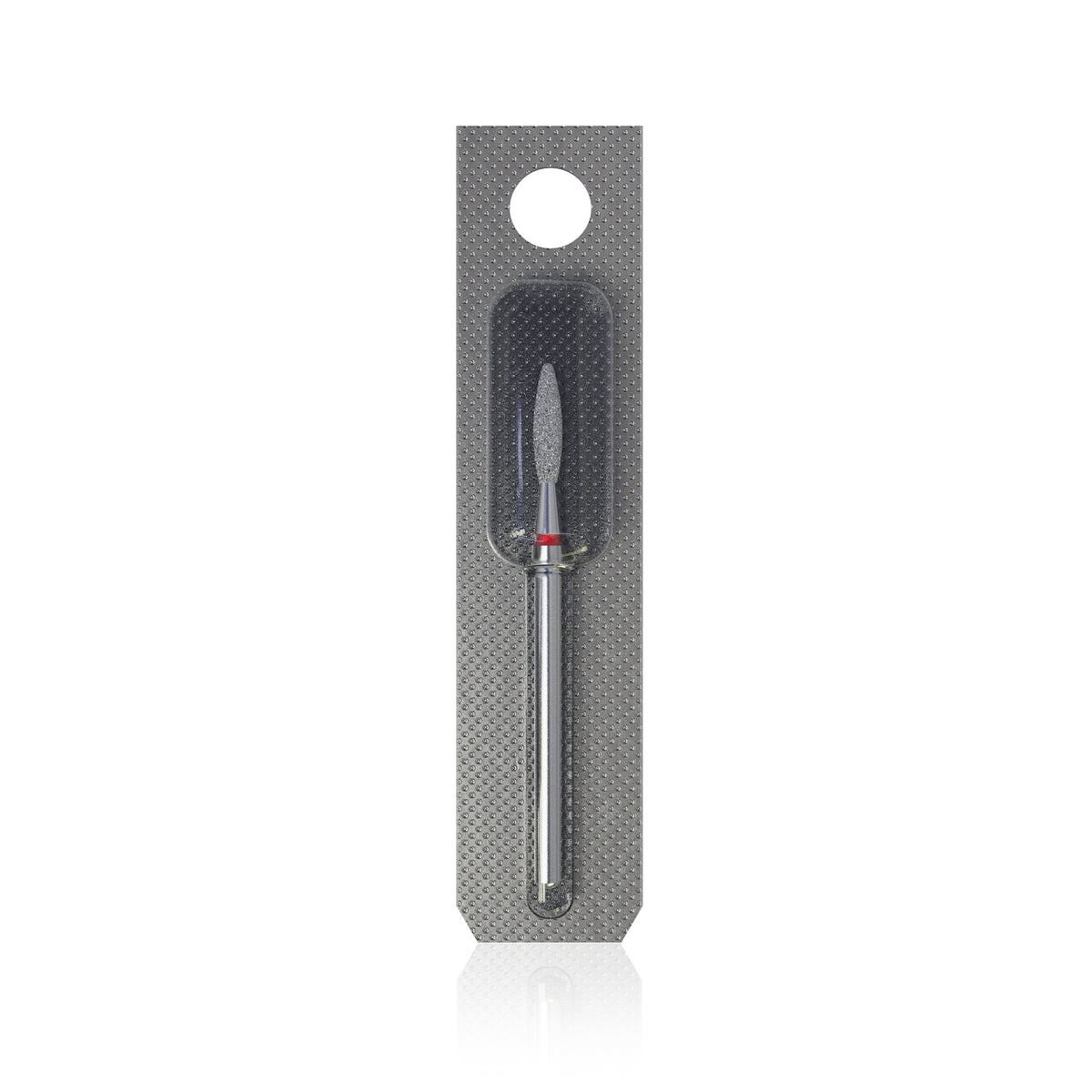 Bit freza unghii Staleks Diamond - „flacara" Rosu 2.3mm