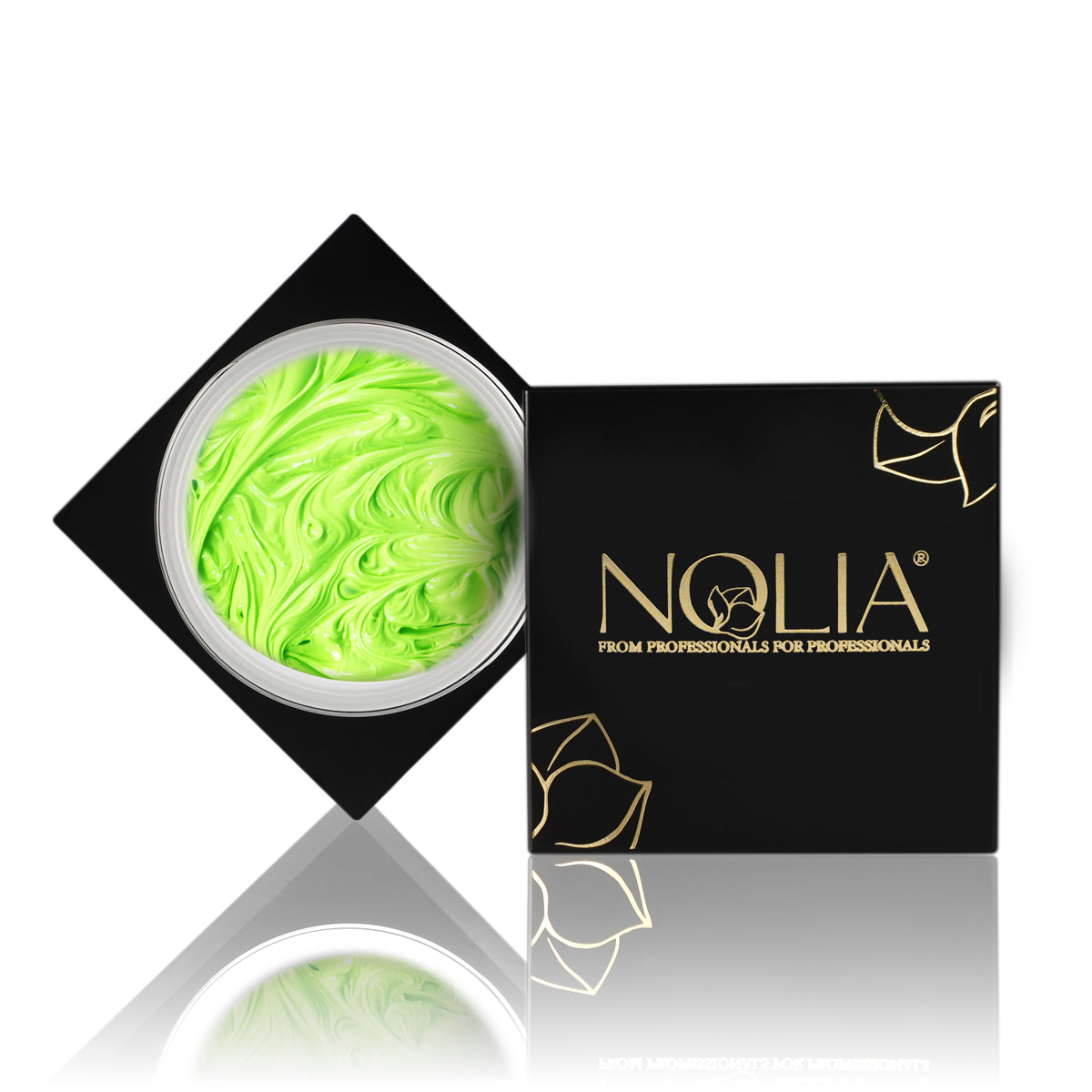Creme Gel 5ml - Neon Green - Nail Polishes - noliashop.ro 1