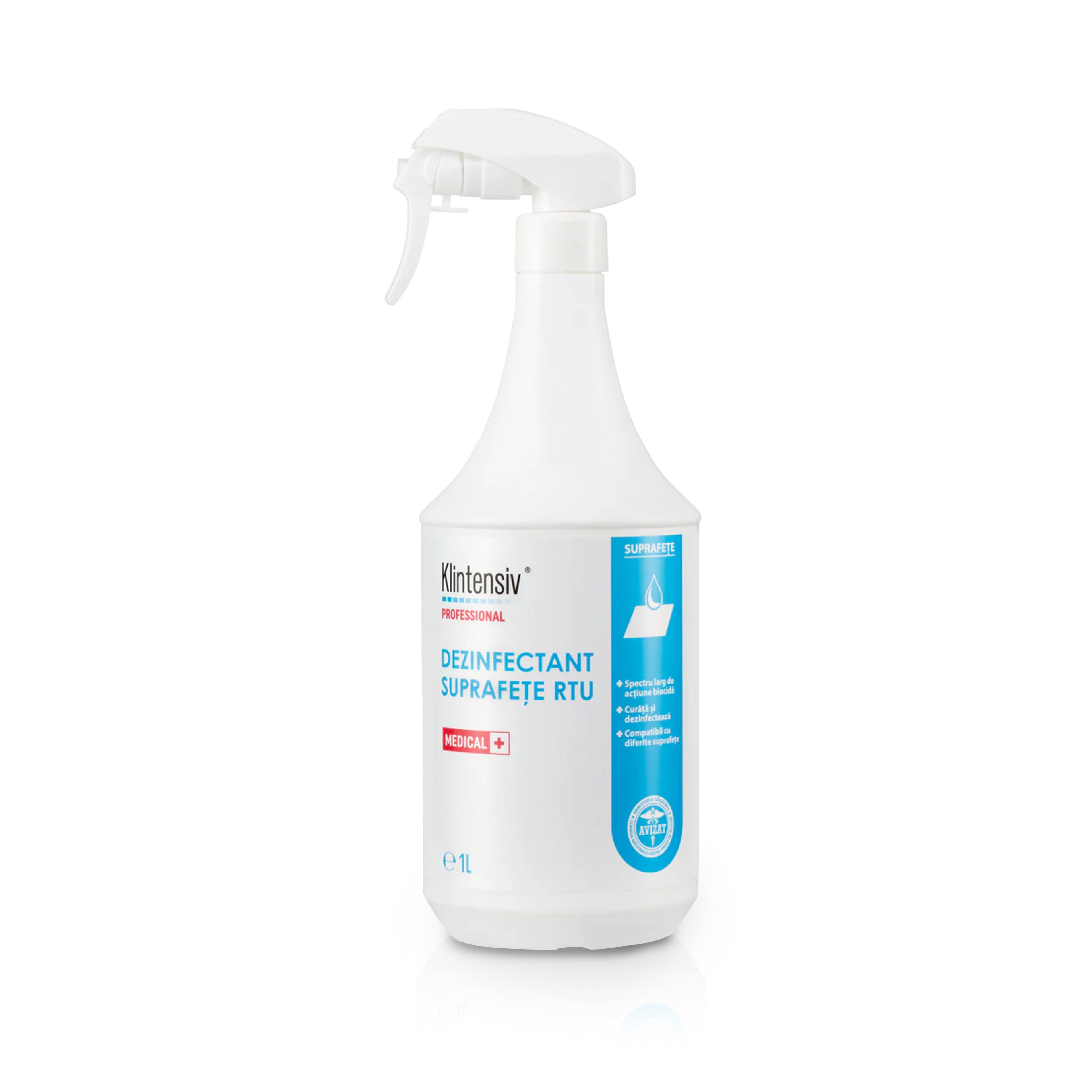 Dezinfectant pentru suprafete 1000 ml Klintensiv