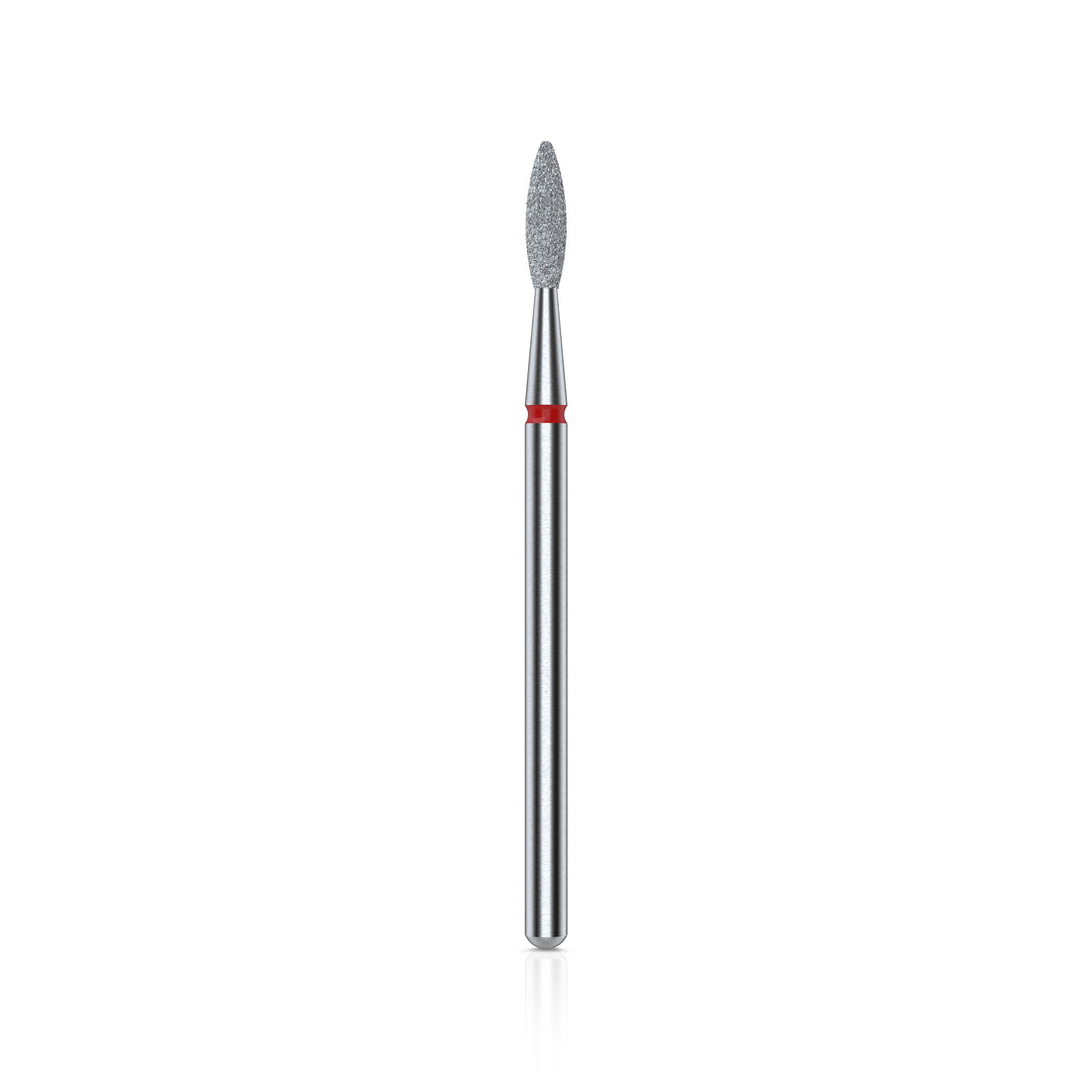 Diamond Nail Drill Bit Flame Red 2.1mm