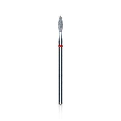 Diamond Nail Drill Bit Flame Red 2.1mm