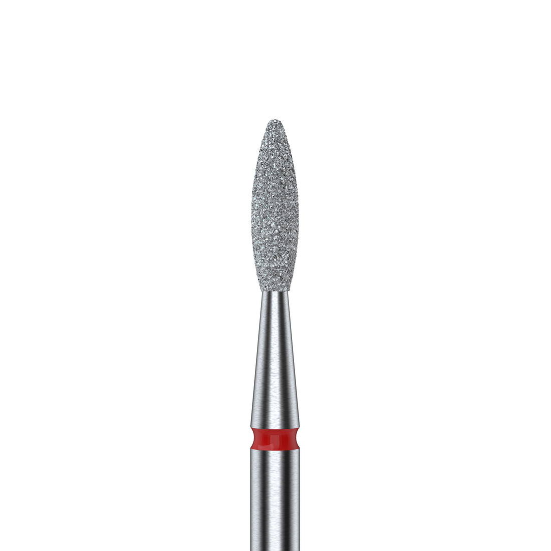 Diamond Nail Drill Bit Flame Red 2.1mm