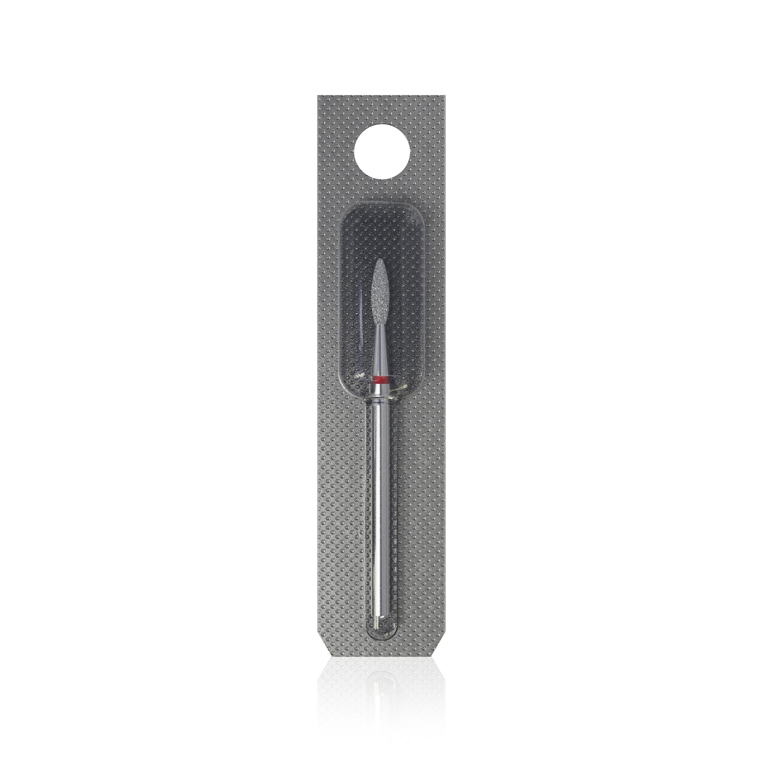 Diamond Nail Drill Bit Flame Red 2.1mm
