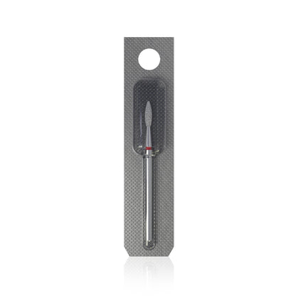 Diamond Nail Drill Bit Flame Red 2.1mm
