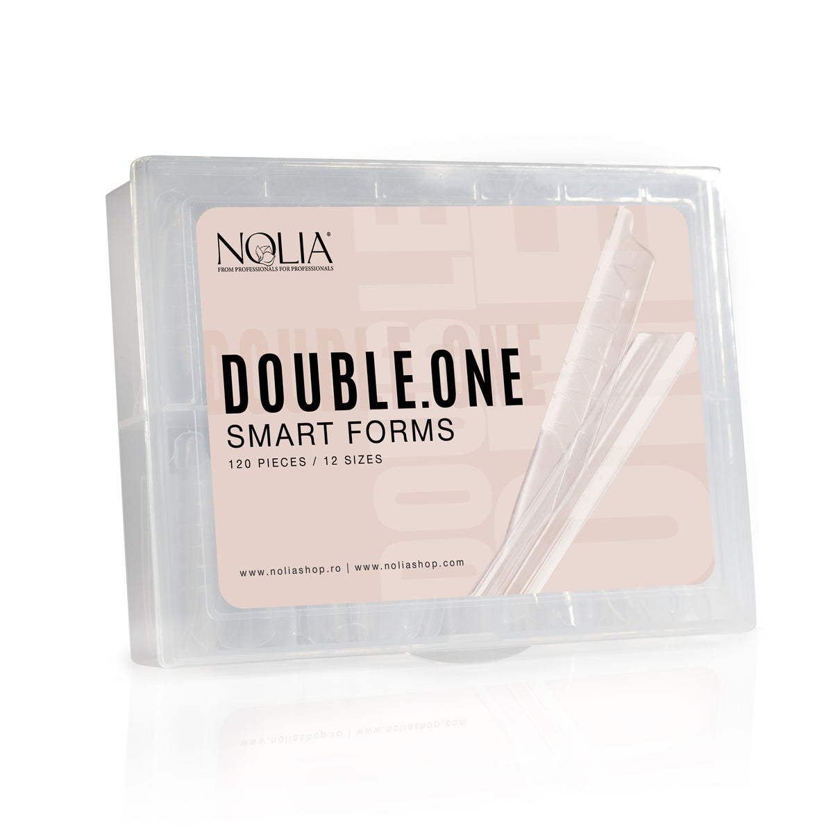Tipsuri reutilizabile Nolia Smart Forms - Double One, 120 buc