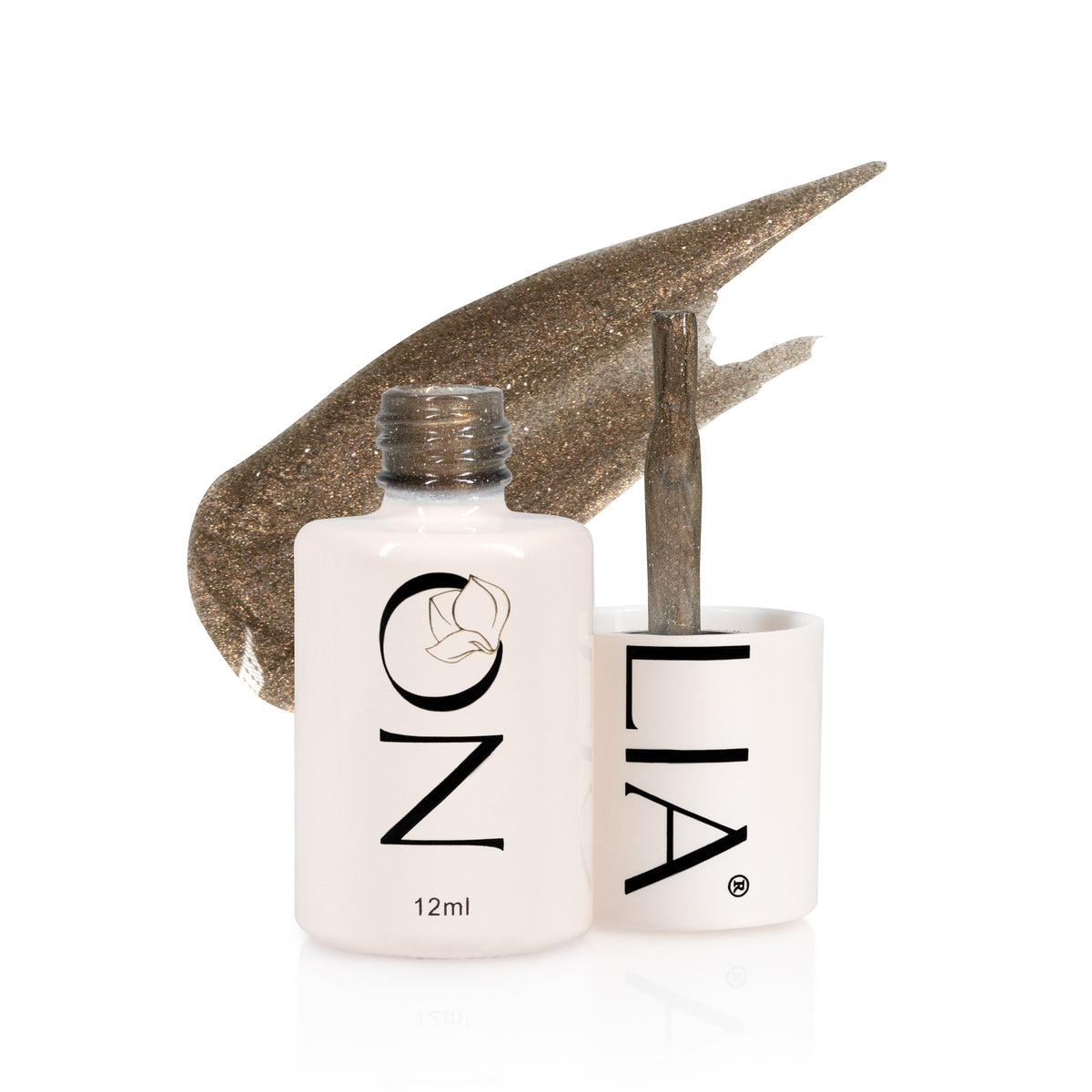 Flash Cat Eye Nolia FC010 - Imaginary Bronze, top coat cat eye, 12ml